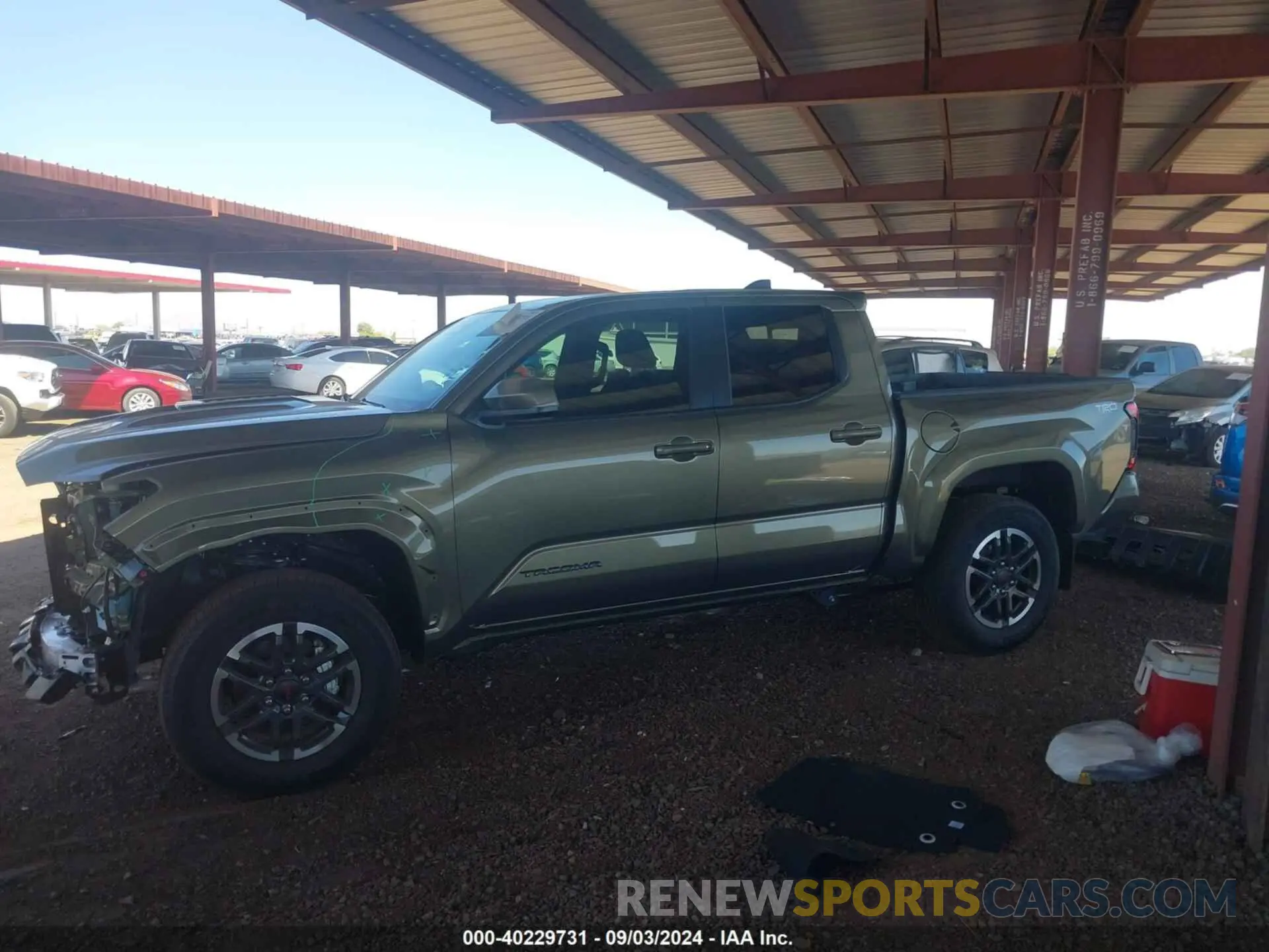 15 fotografías del automóvil dañado 3TMLB5JN1RM035199 TOYOTA TACOMA 2024