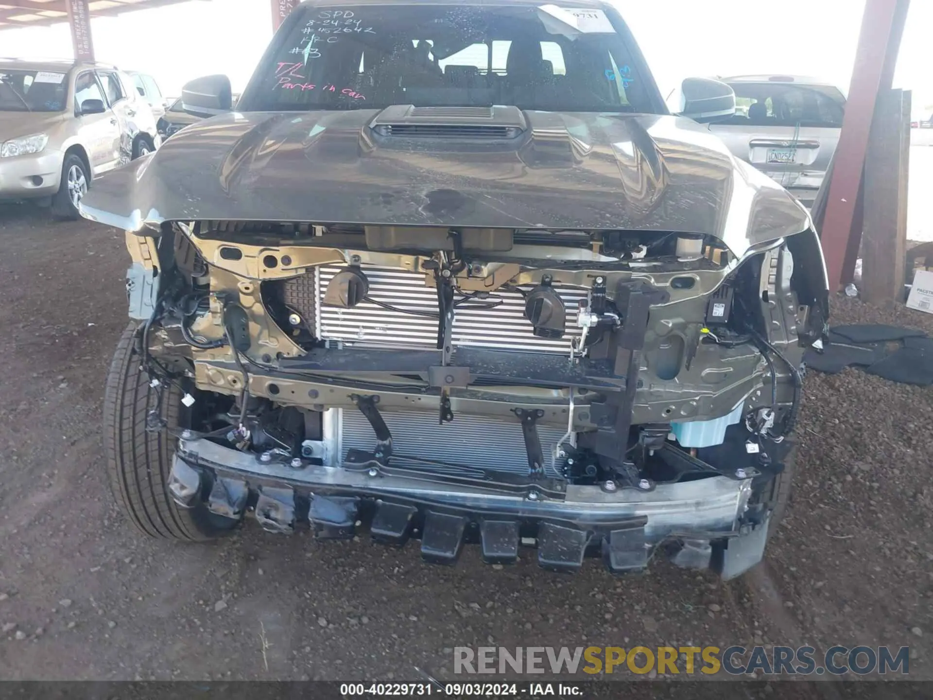 6 fotografías del automóvil dañado 3TMLB5JN1RM035199 TOYOTA TACOMA 2024