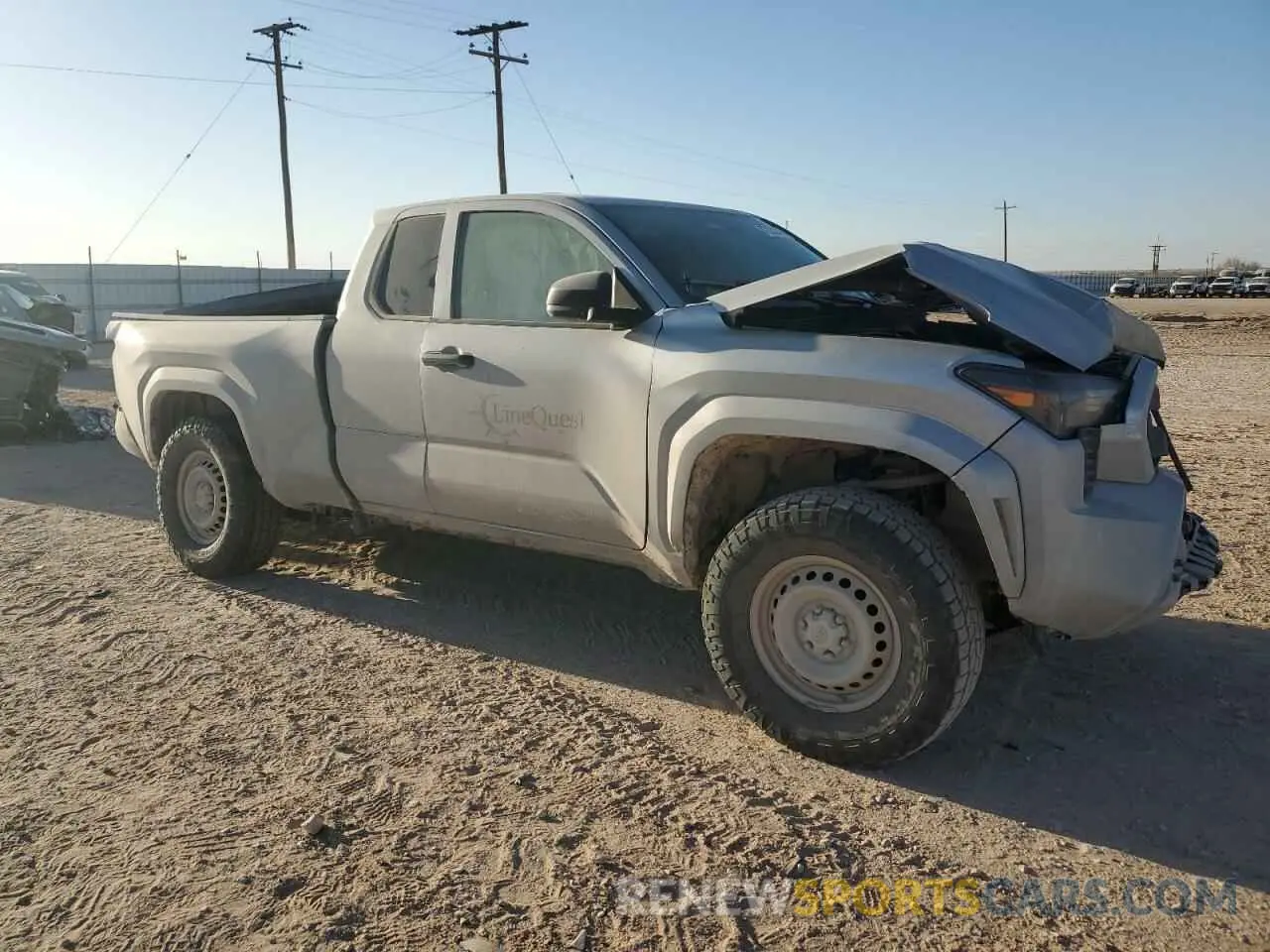 4 fotografías del automóvil dañado 3TYJDAHN5RT004414 TOYOTA TACOMA 2024