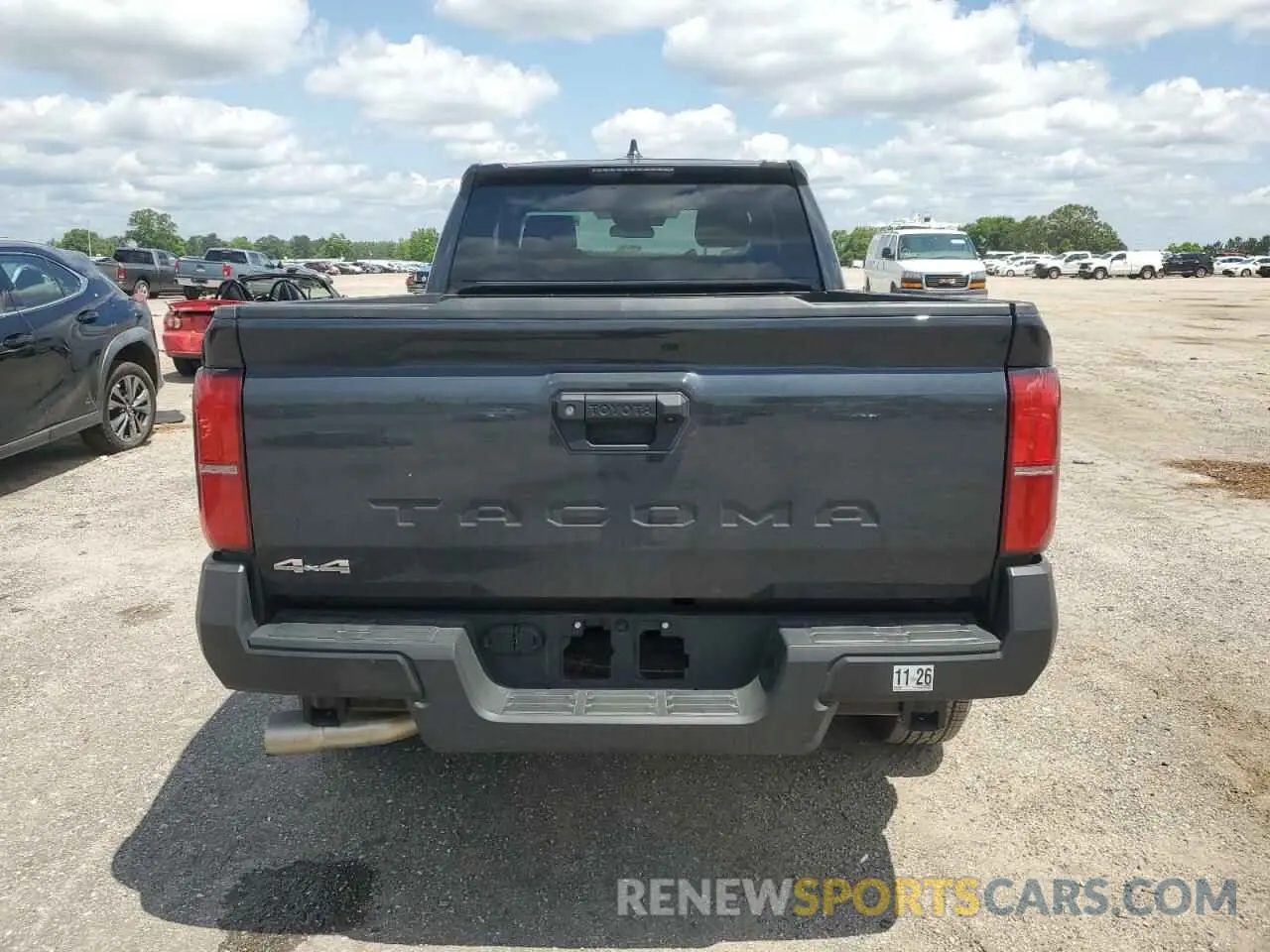 6 fotografías del automóvil dañado 3TYJDAKN9RT004084 TOYOTA TACOMA 2024