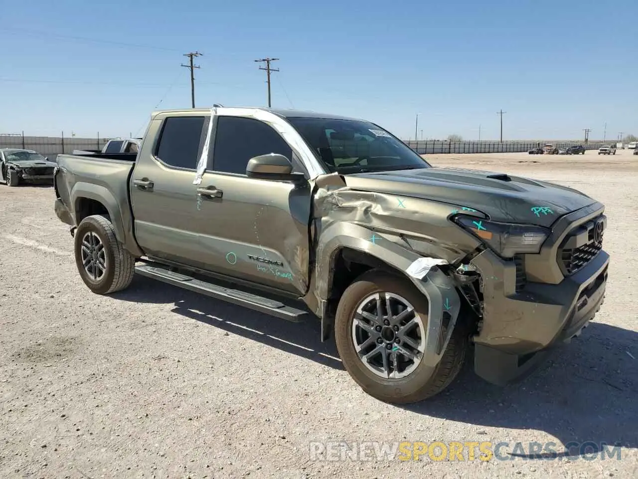 4 fotografías del automóvil dañado 3TYKB5FN7RT005925 TOYOTA TACOMA 2024