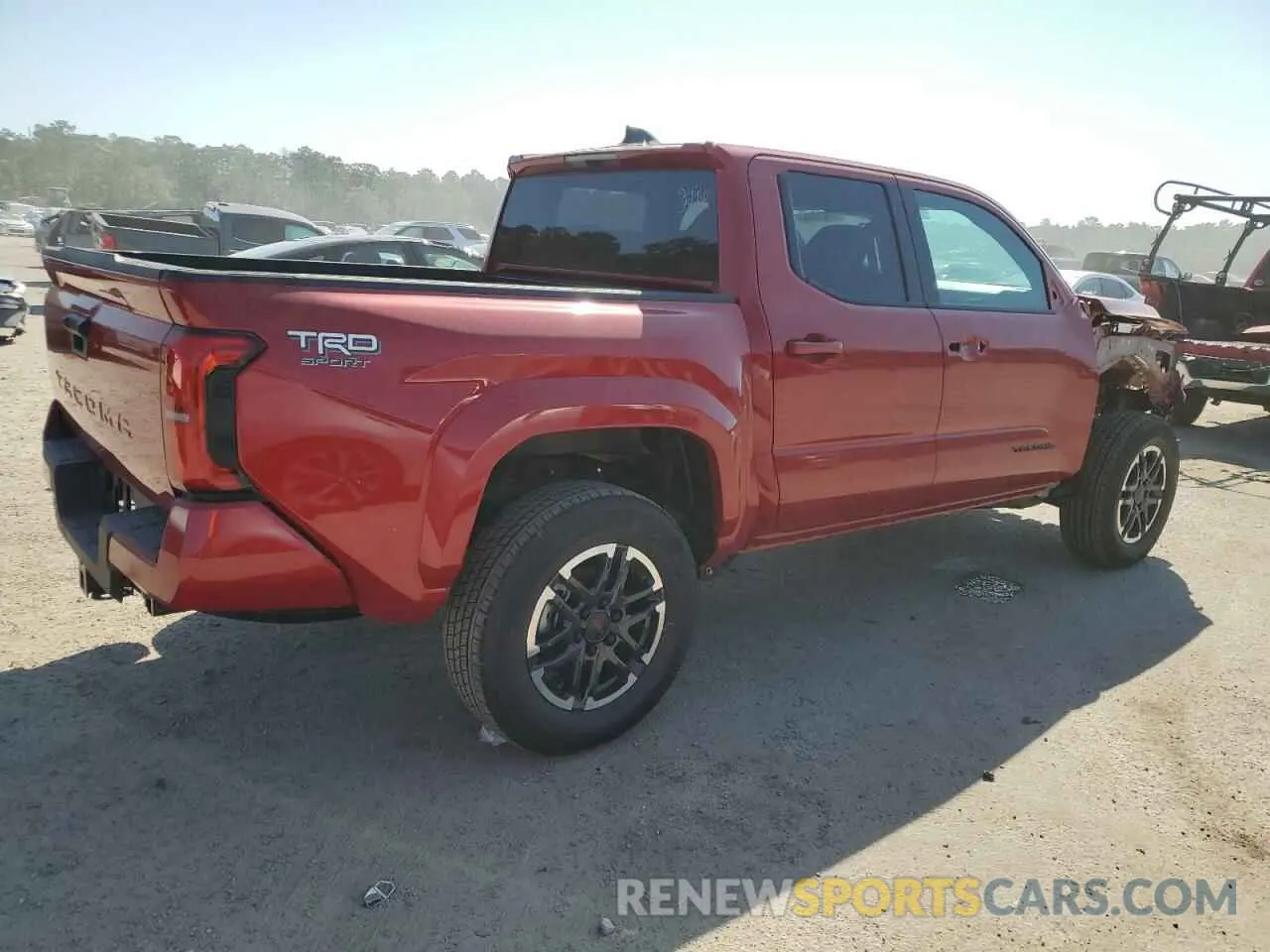 3 fotografías del automóvil dañado 3TYKB5FNXRT006437 TOYOTA TACOMA 2024