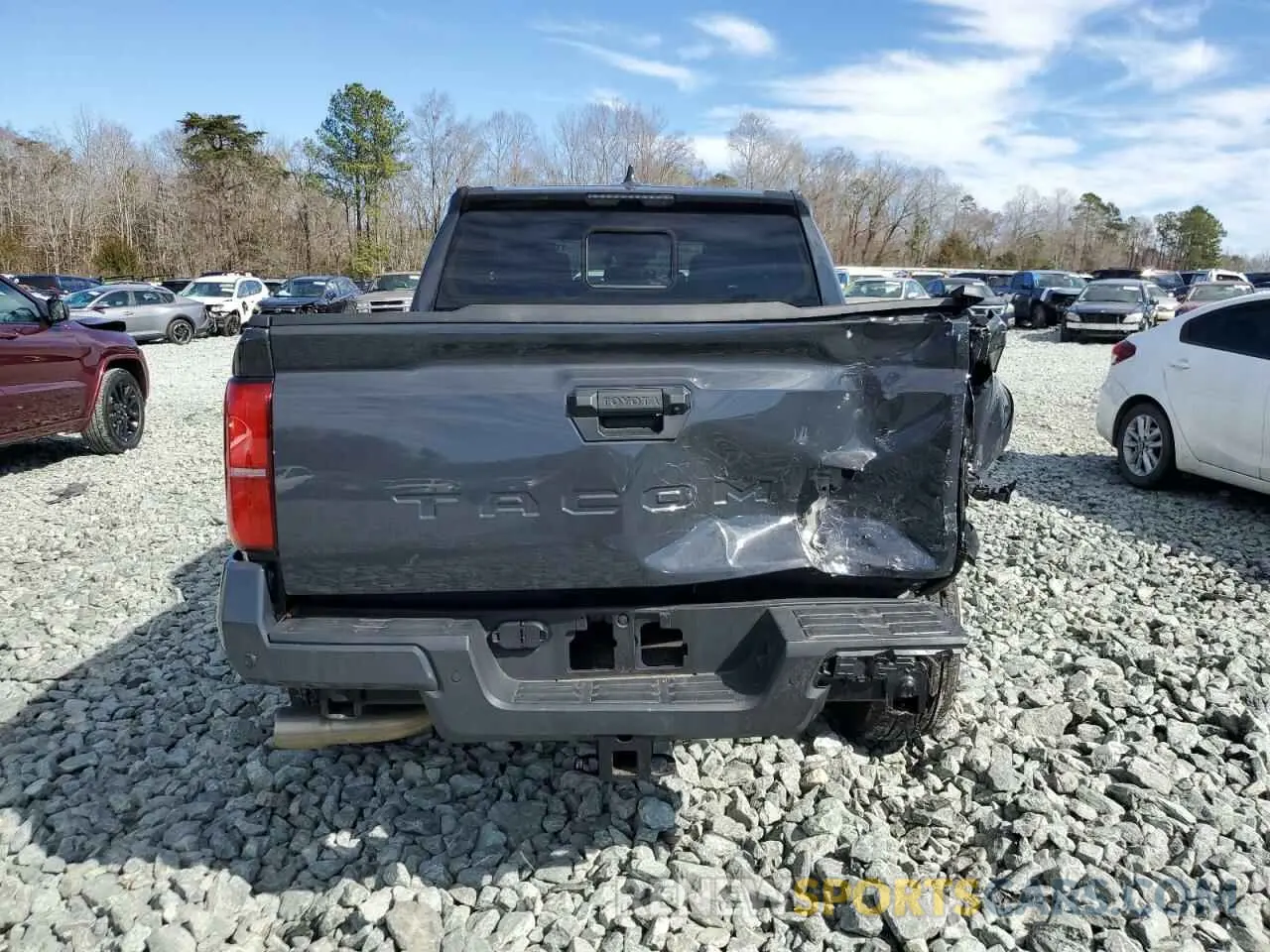 6 fotografías del automóvil dañado 3TYKB5FNXRT007619 TOYOTA TACOMA 2024