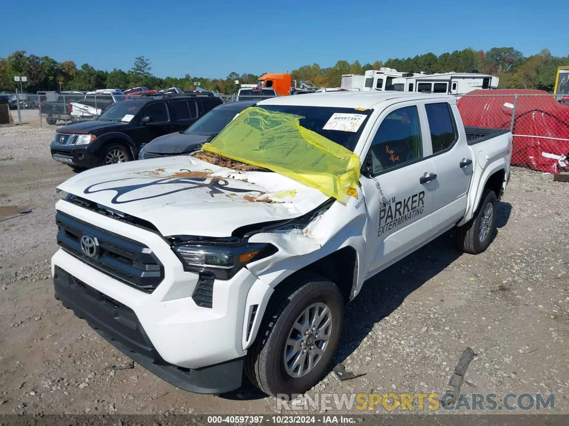 6 fotografías del automóvil dañado 3TYKD5HN0RT004140 TOYOTA TACOMA 2024