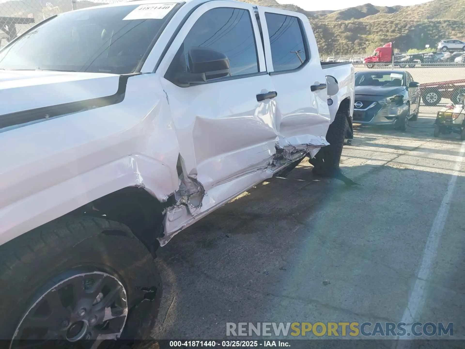 6 fotografías del automóvil dañado 3TYKE5JN8RT053092 TOYOTA TACOMA 2024