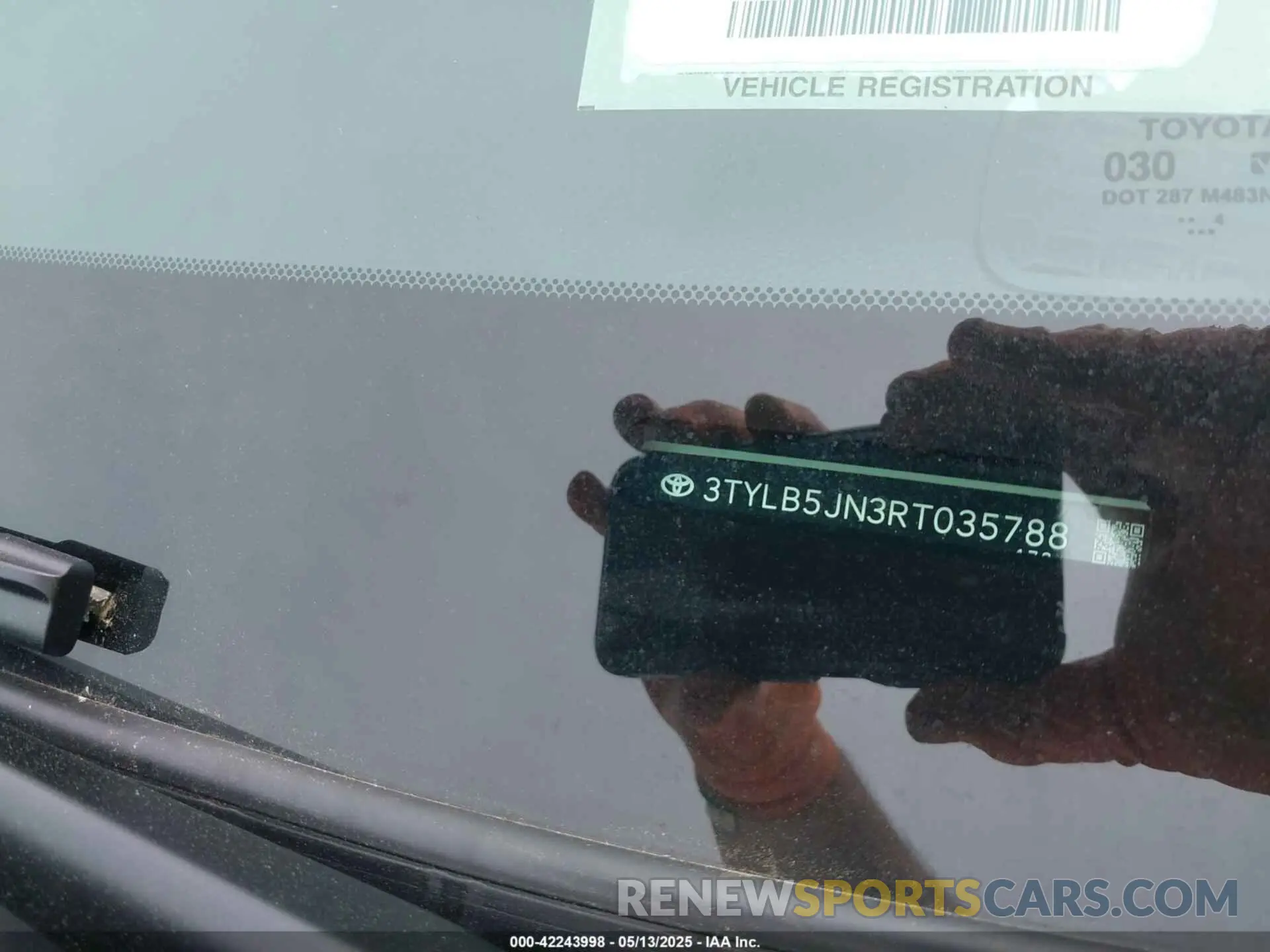 17 fotografías del automóvil dañado 3TYLB5JN3RT035788 TOYOTA TACOMA 2024