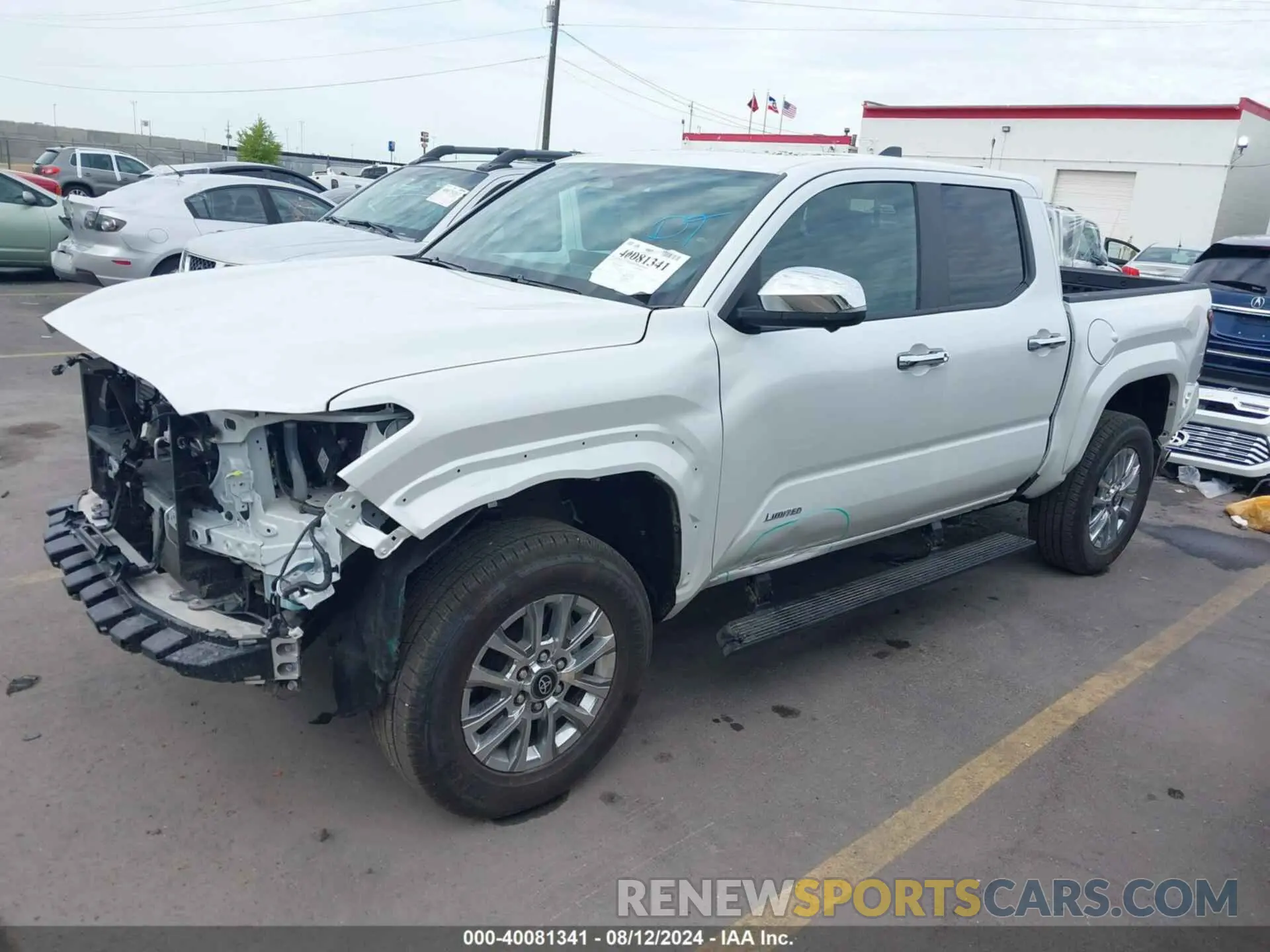 2 fotografías del automóvil dañado 3TYLB5JN7RT009940 TOYOTA TACOMA 2024