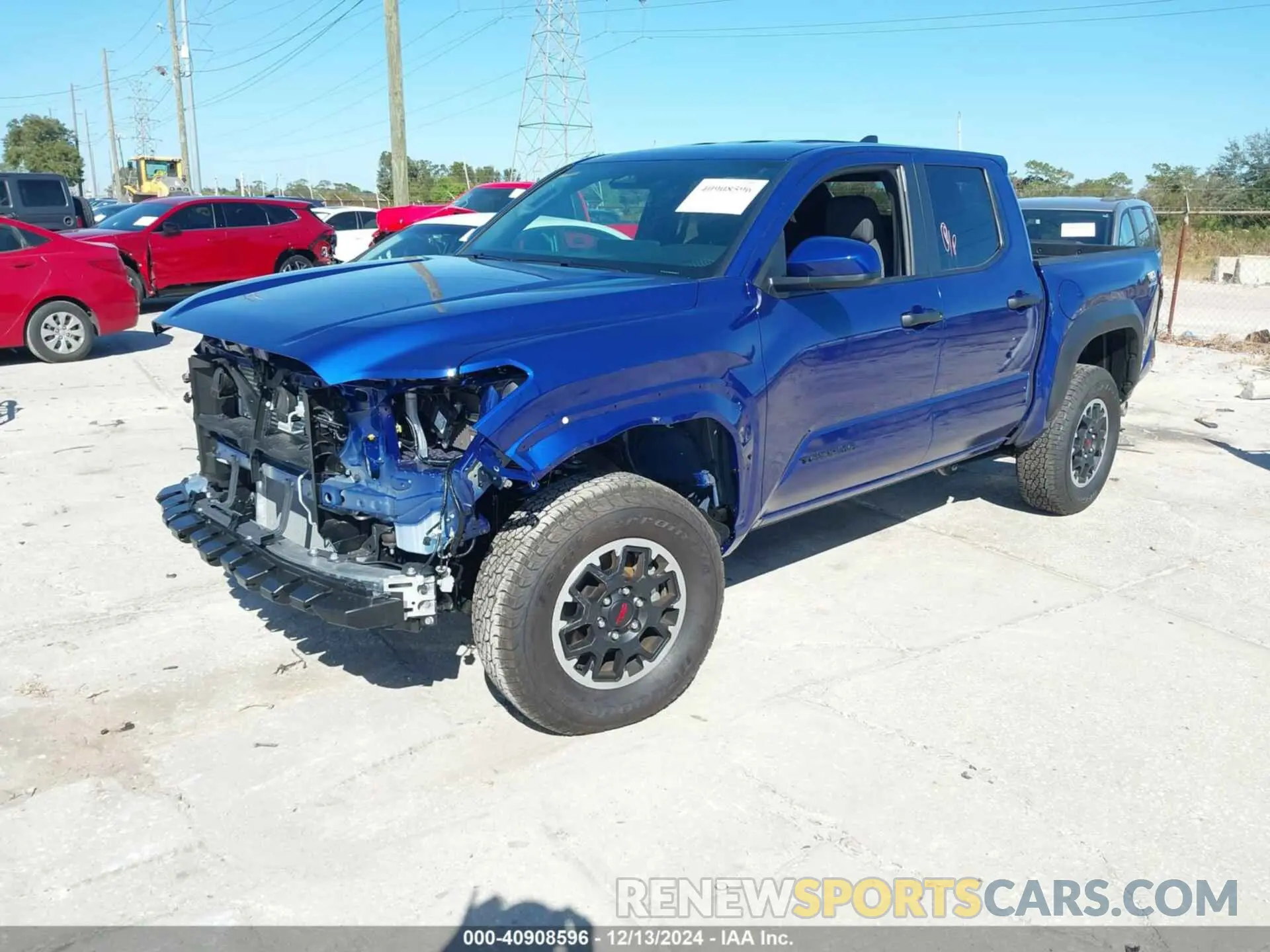 2 fotografías del automóvil dañado 3TYLB5JN7RT043540 TOYOTA TACOMA 2024