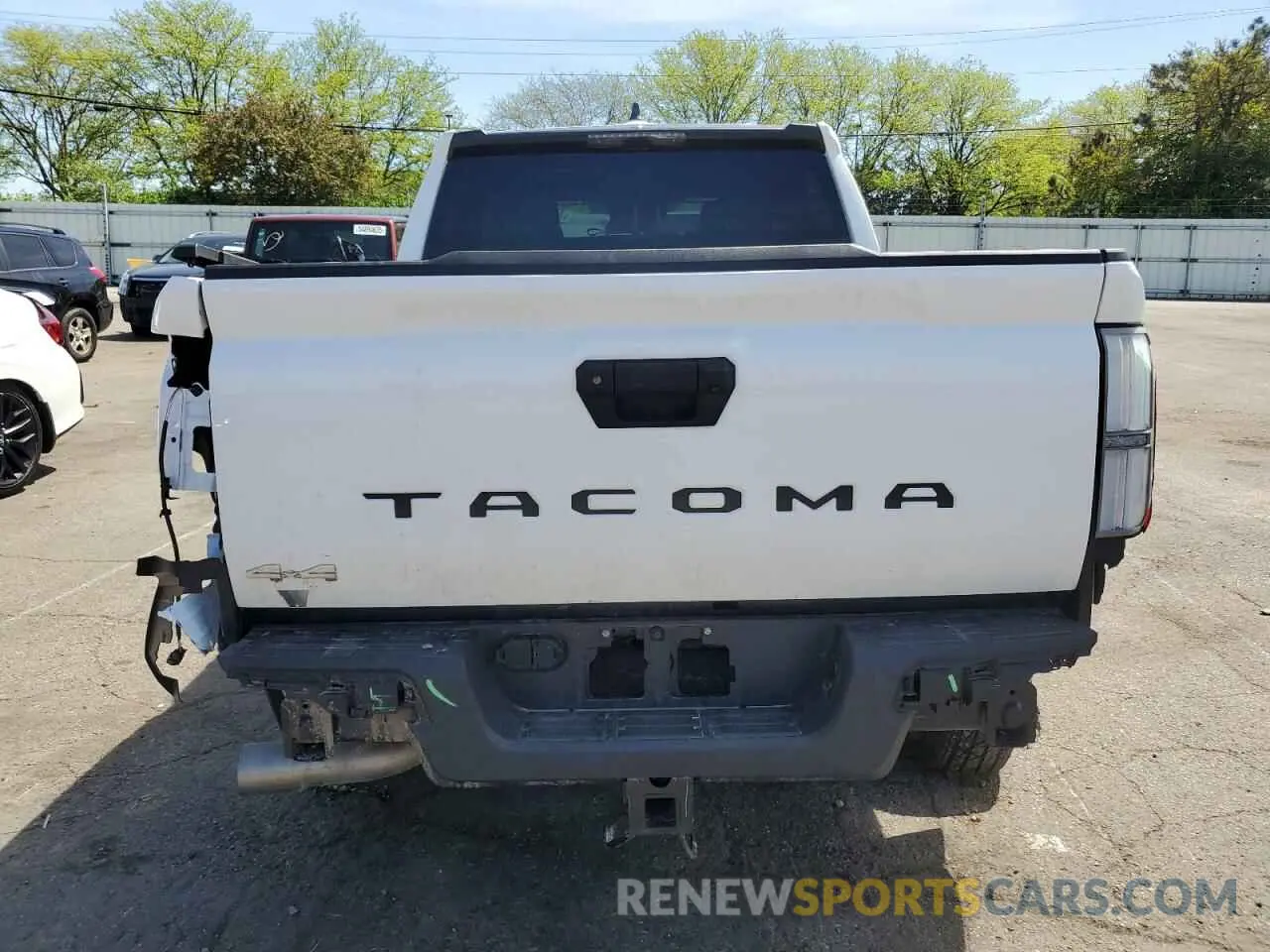 6 fotografías del automóvil dañado 3TYLD5KN2RT004007 TOYOTA TACOMA 2024