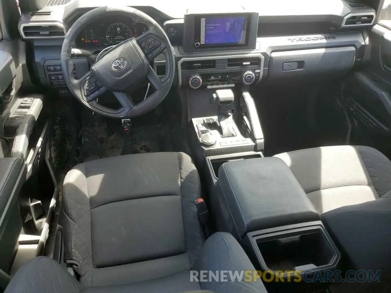 8 fotografías del automóvil dañado 3TYLD5KN2RT004007 TOYOTA TACOMA 2024