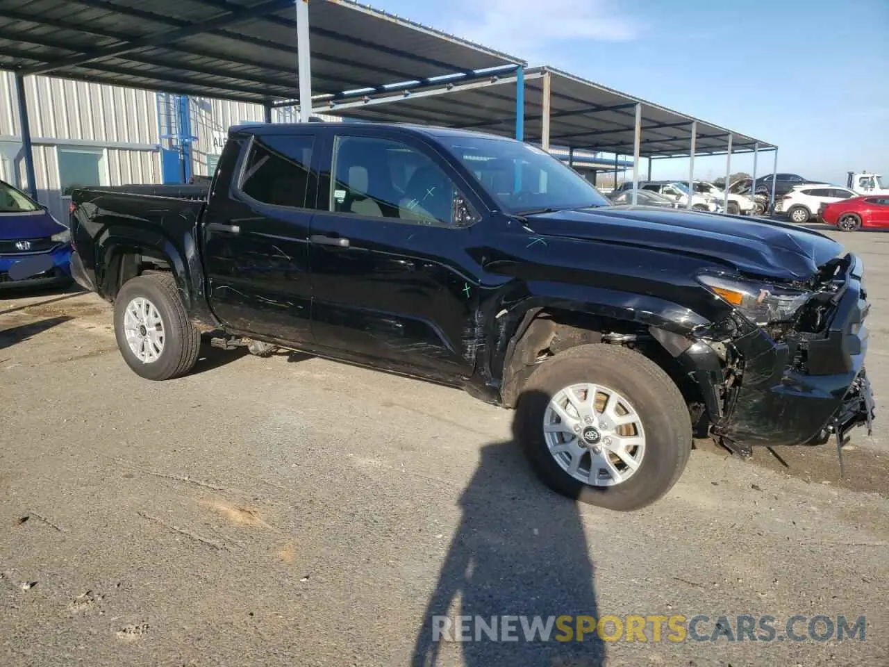 4 fotografías del automóvil dañado 3TYLD5KN7RT002835 TOYOTA TACOMA 2024
