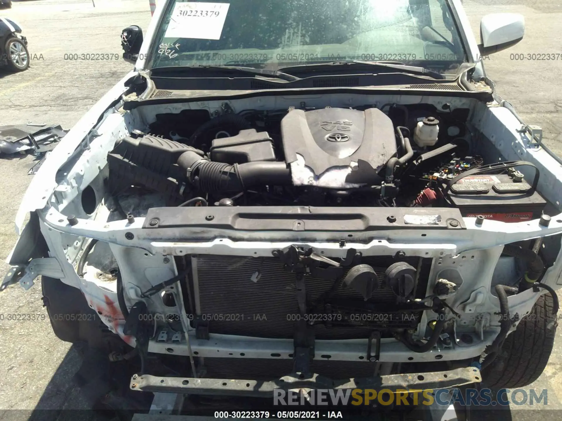 10 fotografías del automóvil dañado 3TMAZ5CN0KM087252 TOYOTA TACOMA 2WD 2019