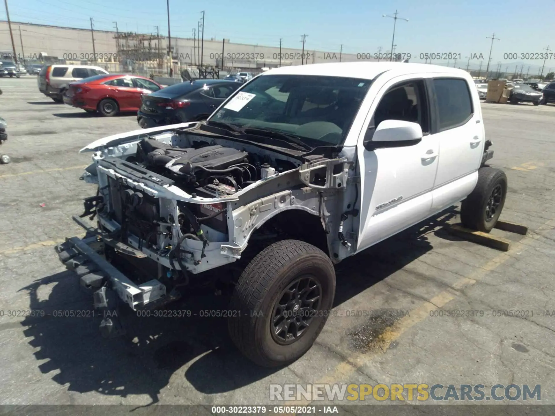 6 fotografías del automóvil dañado 3TMAZ5CN0KM087252 TOYOTA TACOMA 2WD 2019