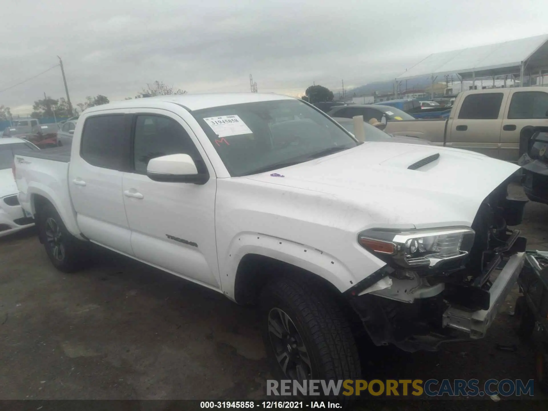 1 fotografías del automóvil dañado 3TMAZ5CN1KM086806 TOYOTA TACOMA 2WD 2019