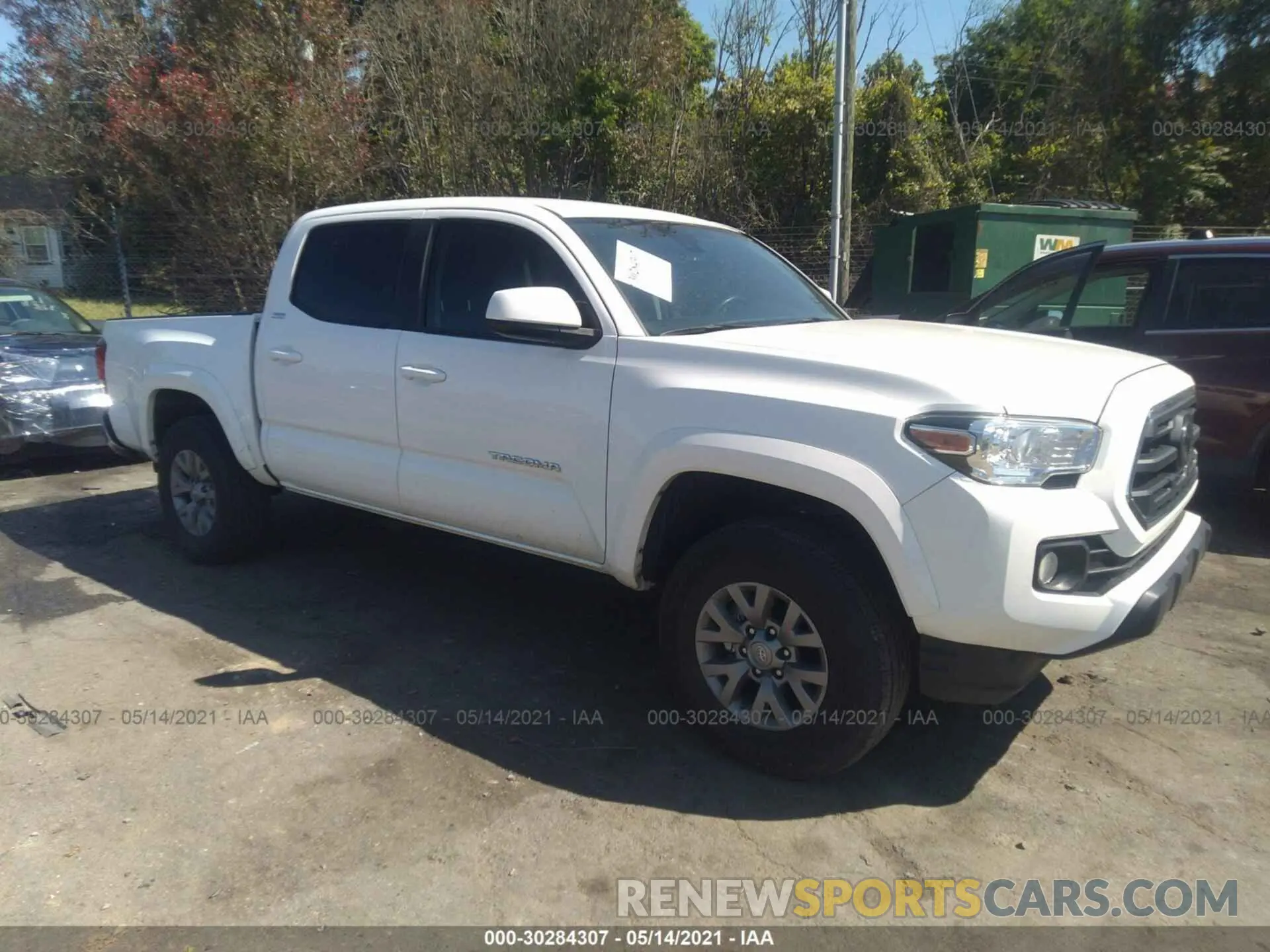1 fotografías del automóvil dañado 3TMAZ5CN1KM102373 TOYOTA TACOMA 2WD 2019