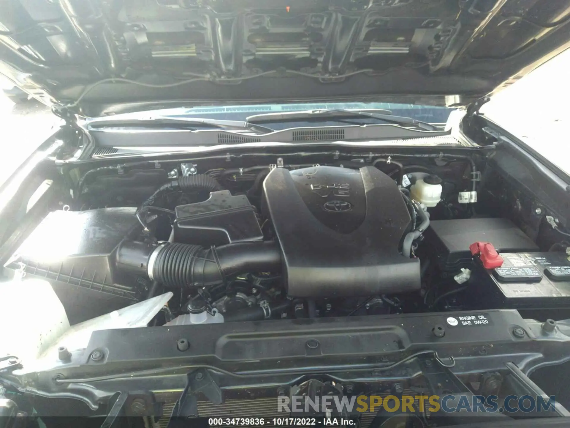 10 fotografías del automóvil dañado 3TMAZ5CN2KM111468 TOYOTA TACOMA 2WD 2019