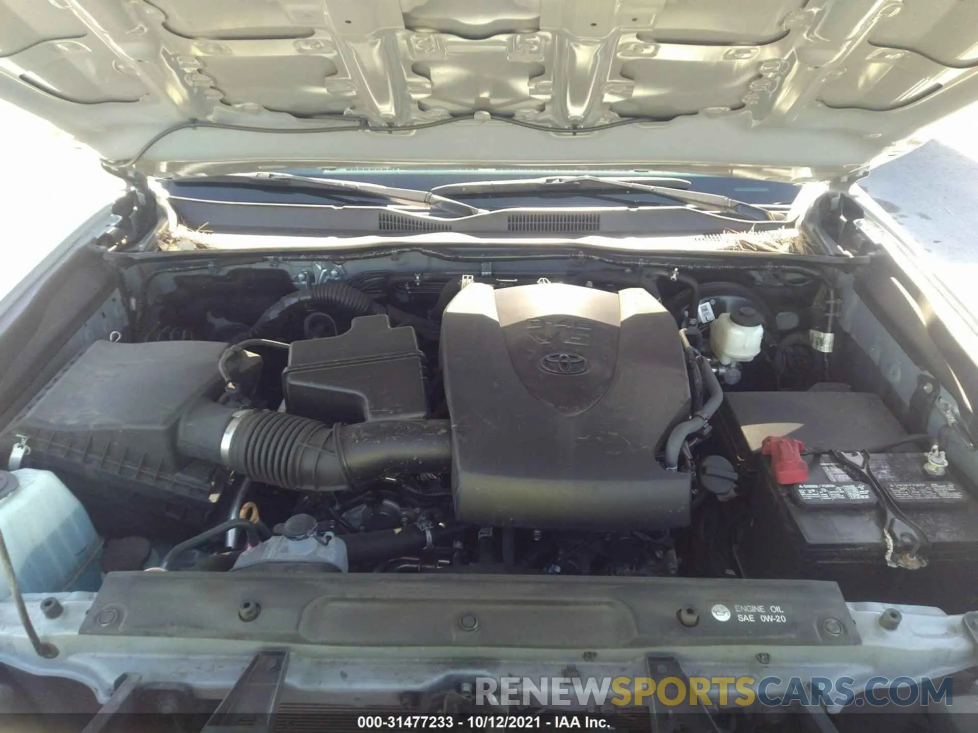 10 fotografías del automóvil dañado 3TMAZ5CN4KM084001 TOYOTA TACOMA 2WD 2019