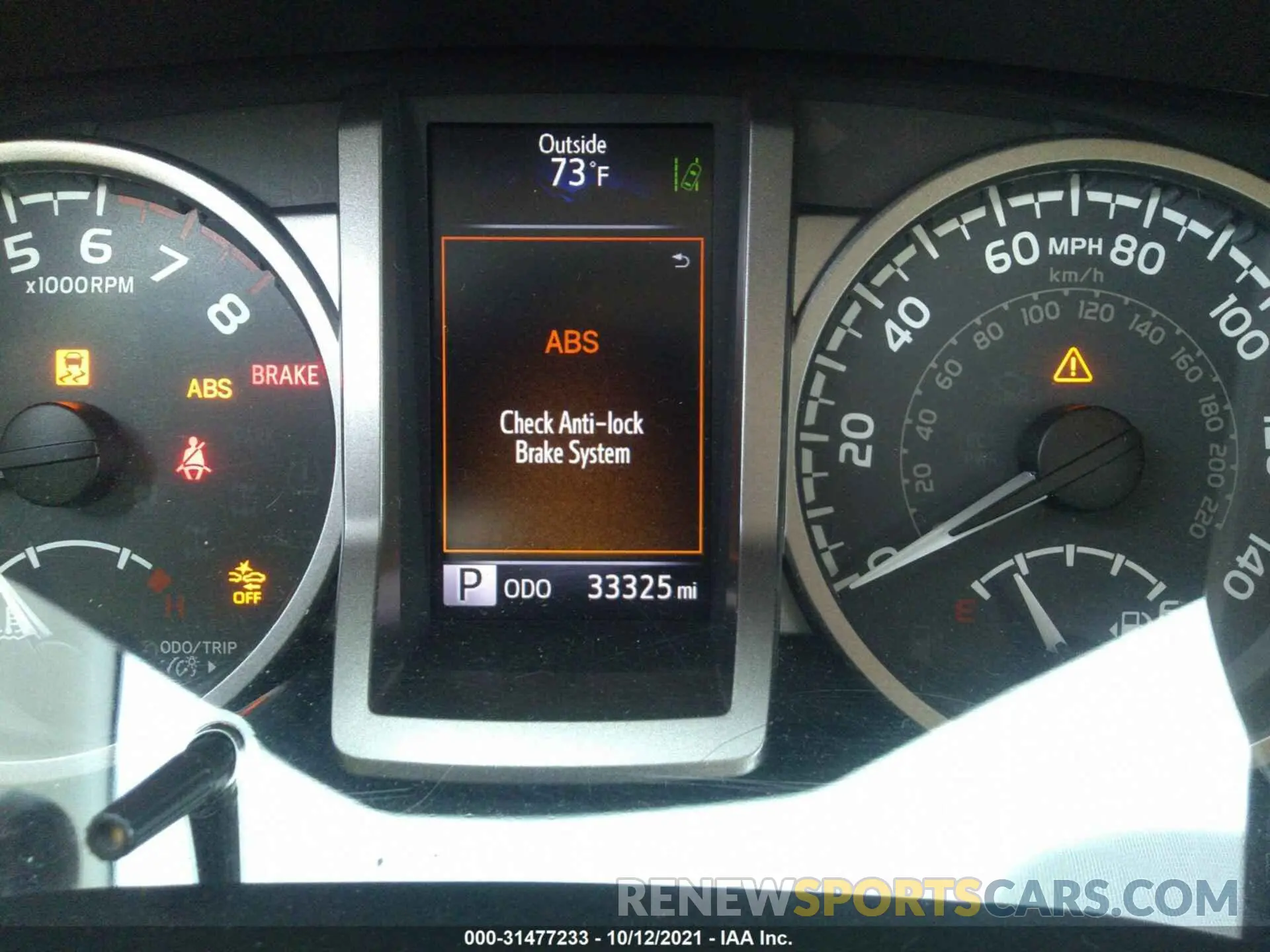 7 fotografías del automóvil dañado 3TMAZ5CN4KM084001 TOYOTA TACOMA 2WD 2019