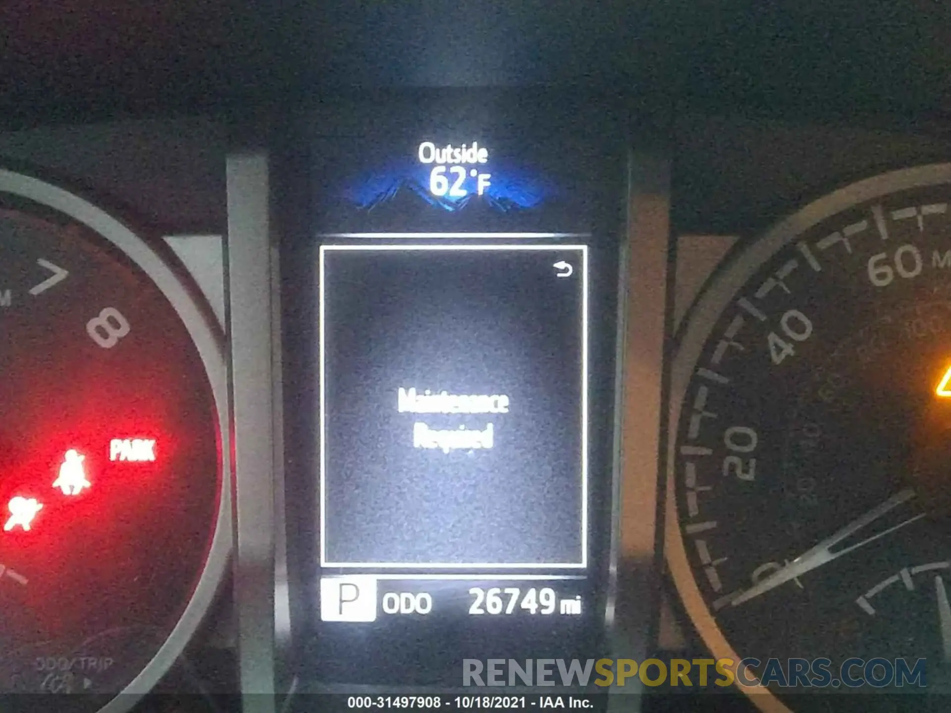 7 fotografías del automóvil dañado 3TMAZ5CN4KM092521 TOYOTA TACOMA 2WD 2019