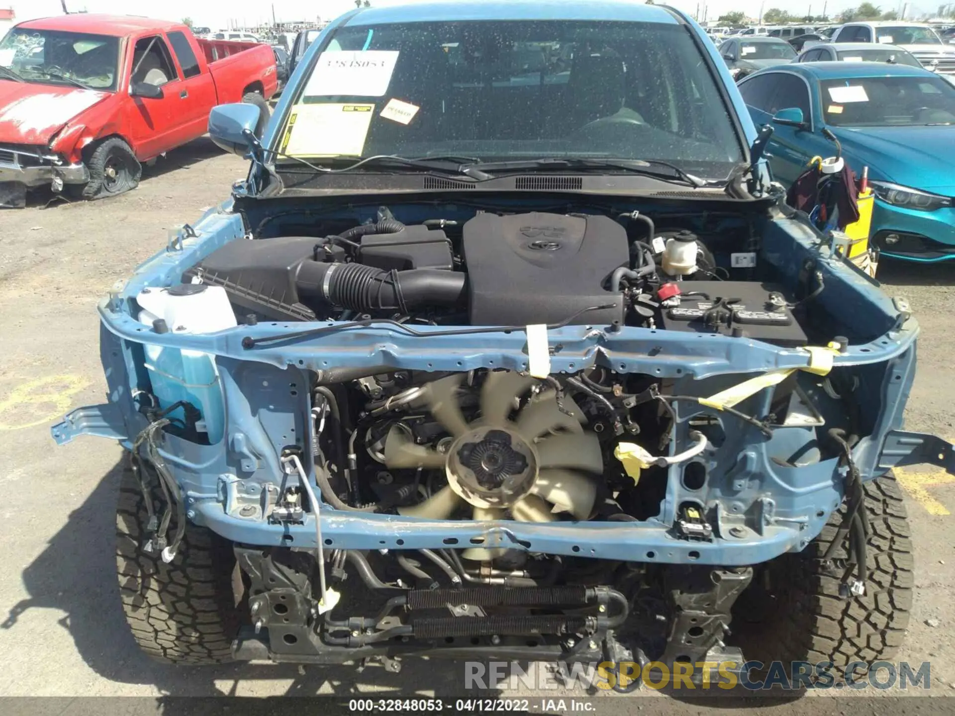 6 fotografías del automóvil dañado 3TMAZ5CN4KM098741 TOYOTA TACOMA 2WD 2019