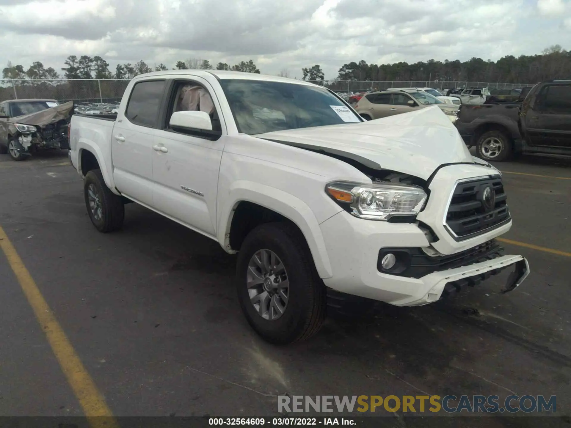1 fotografías del automóvil dañado 3TMAZ5CN6KM092276 TOYOTA TACOMA 2WD 2019
