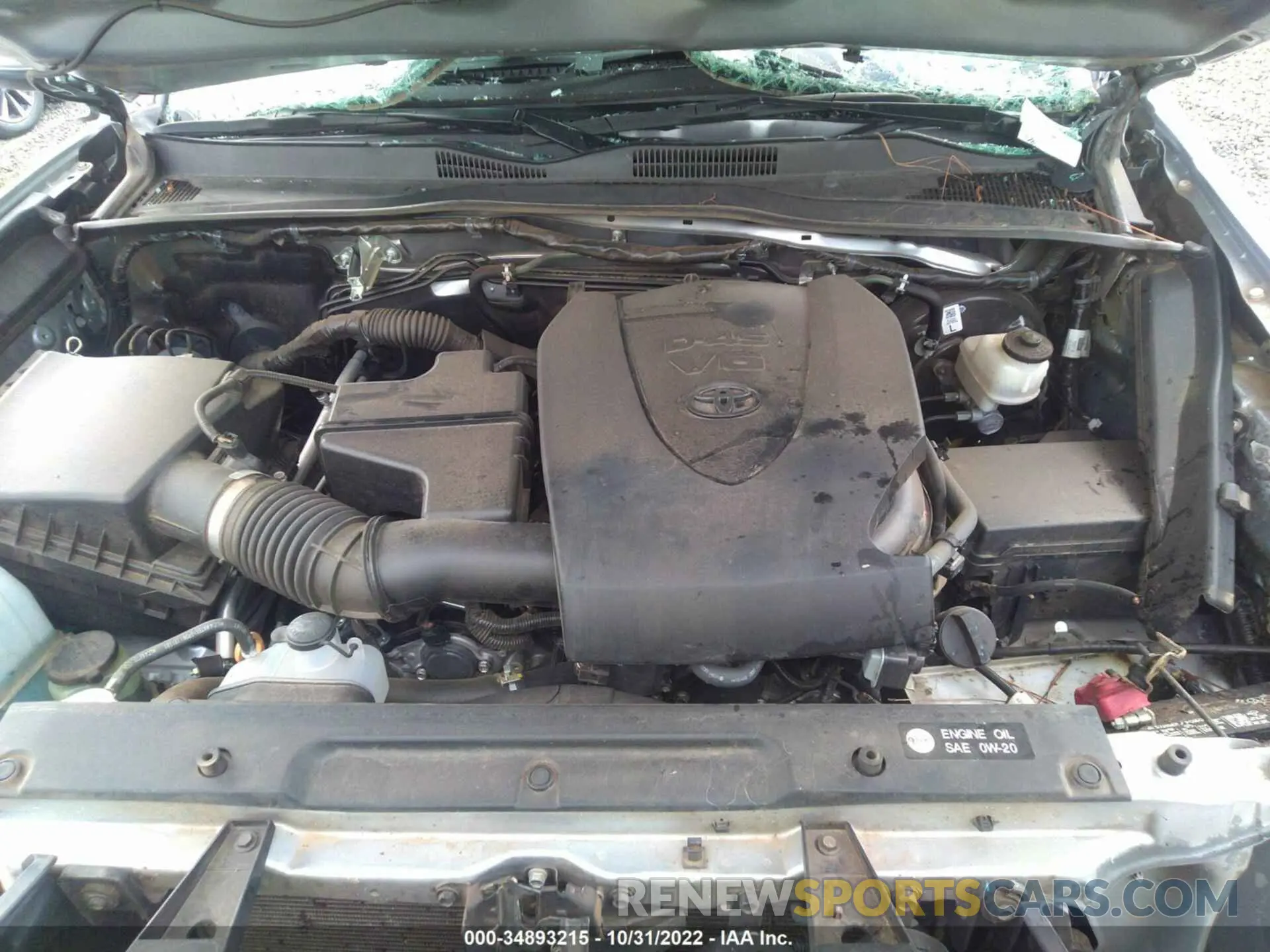 10 fotografías del automóvil dañado 3TMAZ5CN8KM095938 TOYOTA TACOMA 2WD 2019