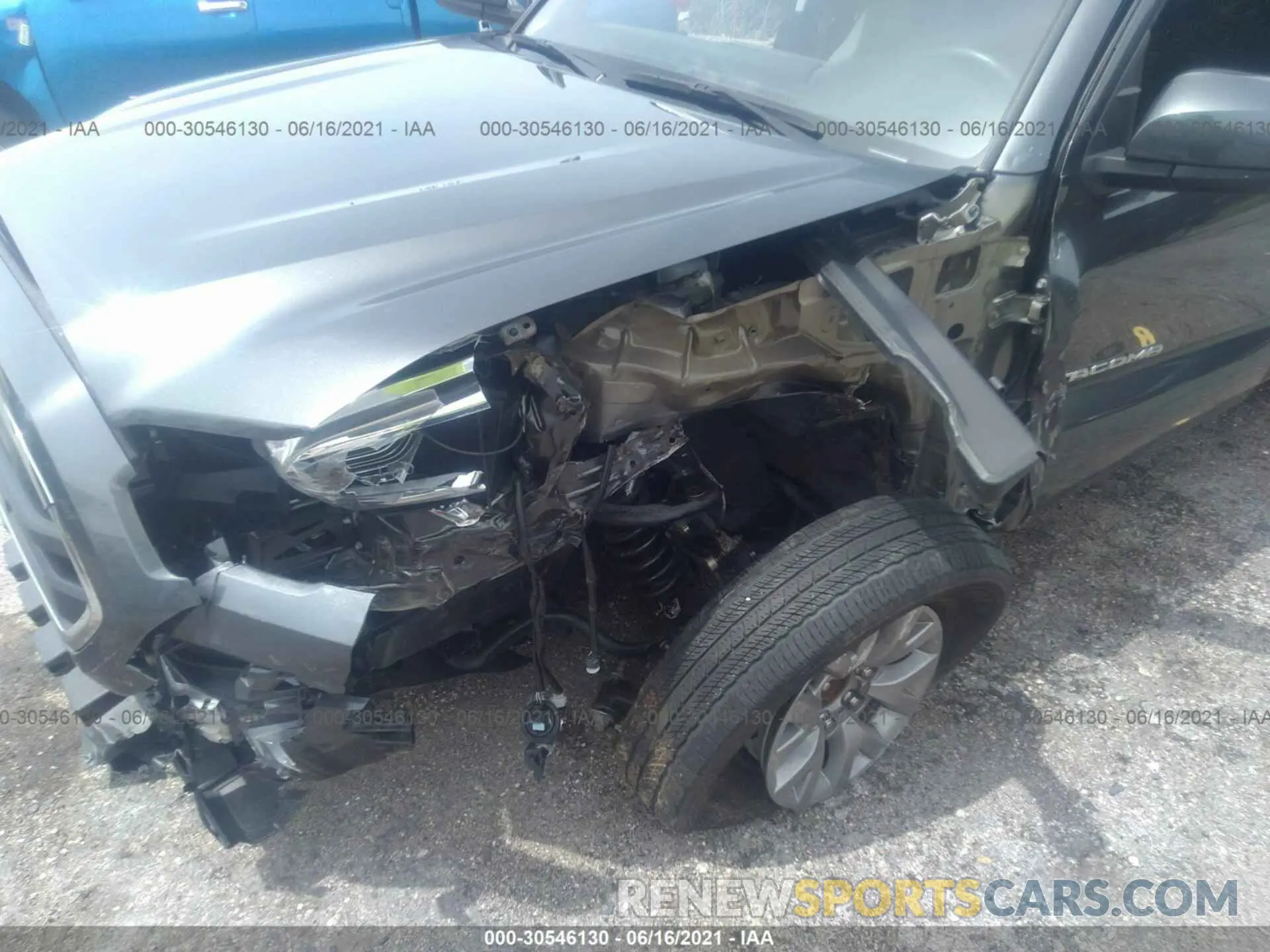 6 fotografías del automóvil dañado 3TMAZ5CN8KM100183 TOYOTA TACOMA 2WD 2019
