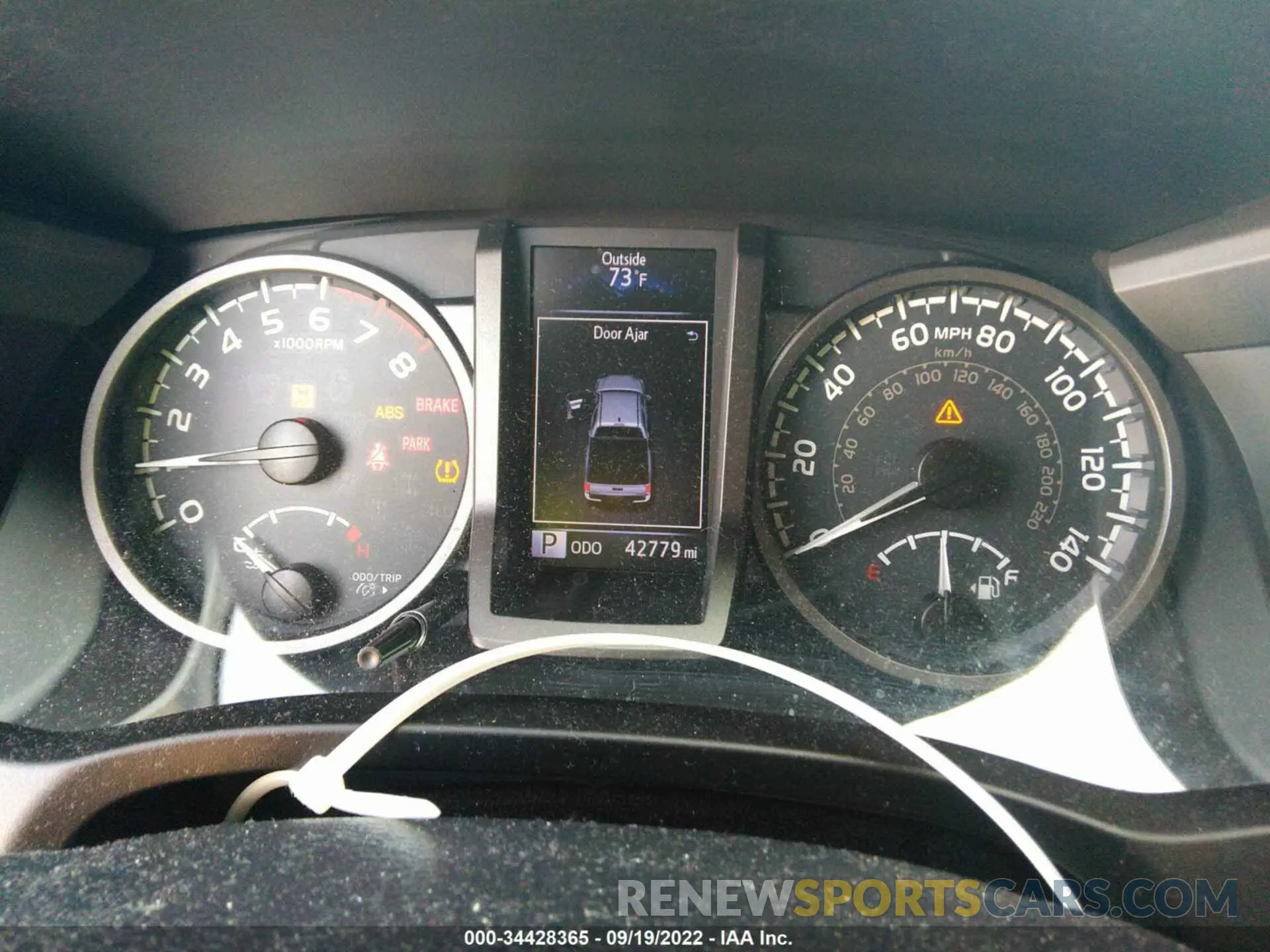 7 fotografías del automóvil dañado 3TMAZ5CNXKM098999 TOYOTA TACOMA 2WD 2019