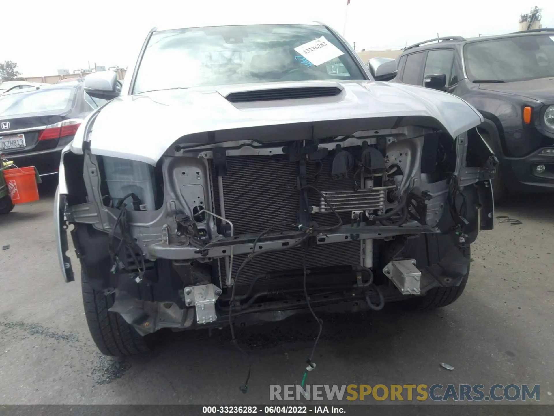 6 fotografías del automóvil dañado 3TMBZ5DN1KM023157 TOYOTA TACOMA 2WD 2019
