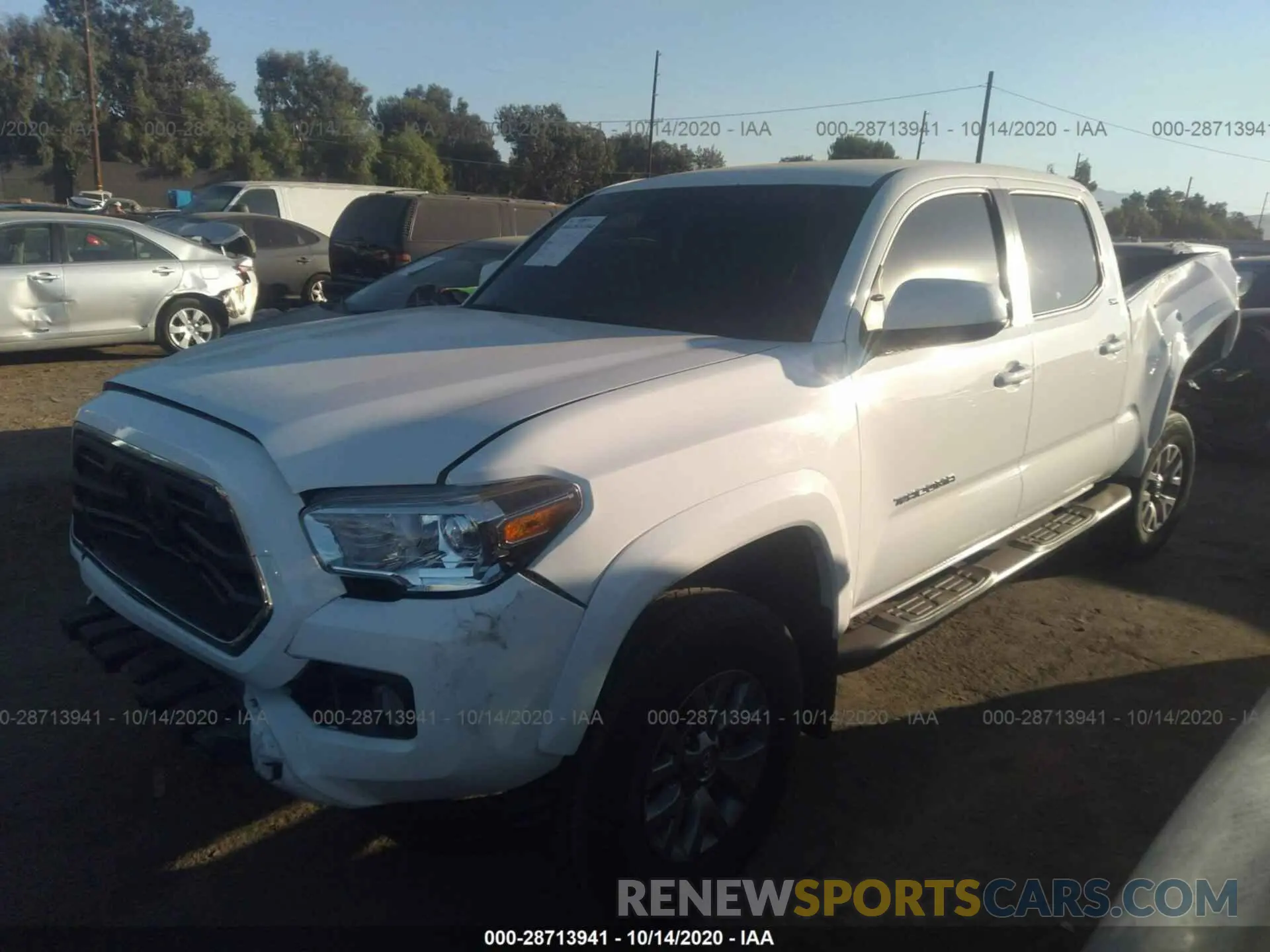 2 fotografías del automóvil dañado 3TMBZ5DN5KM020973 TOYOTA TACOMA 2WD 2019