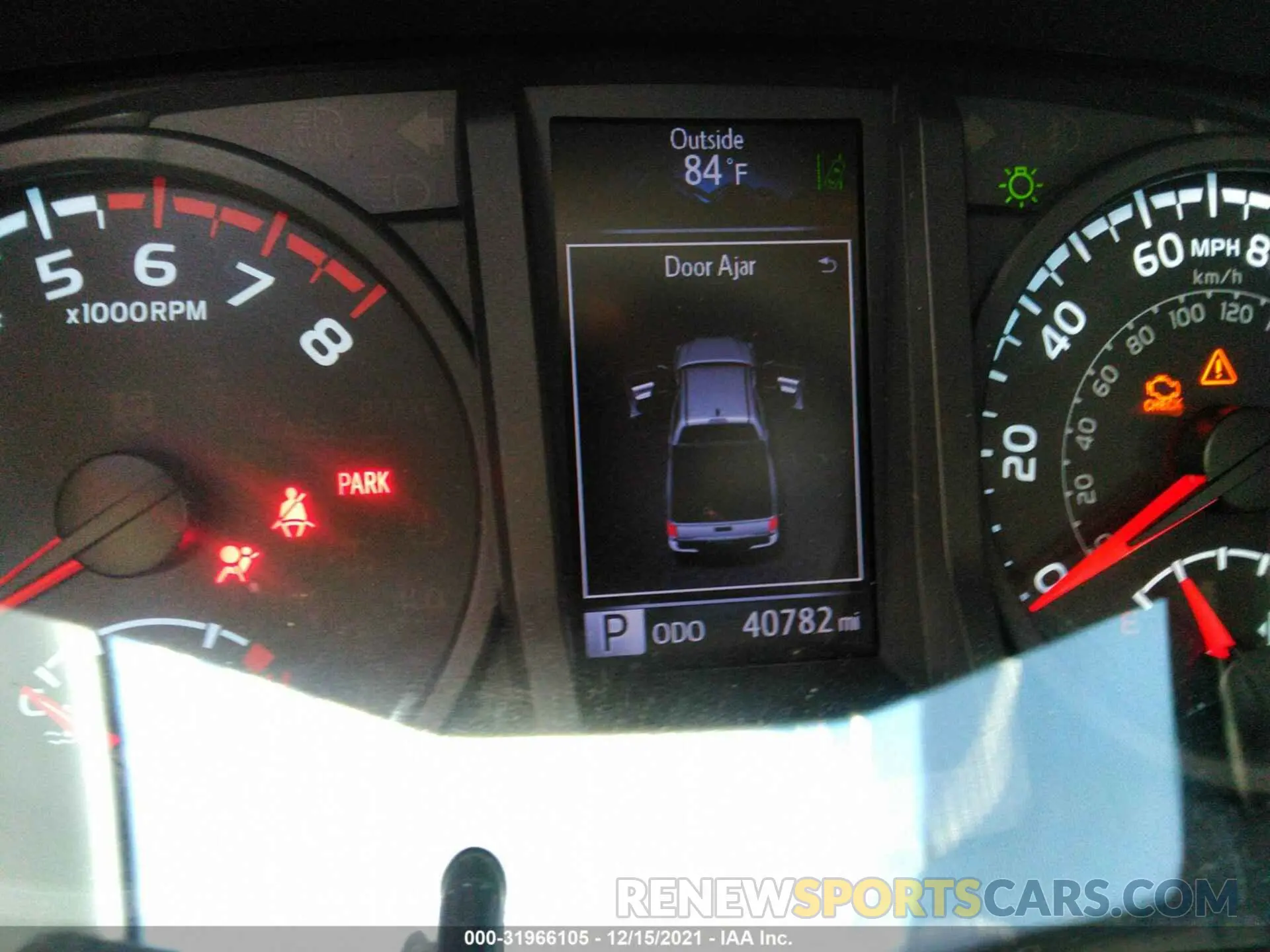 7 fotografías del automóvil dañado 5TFAX5GN0KX157228 TOYOTA TACOMA 2WD 2019
