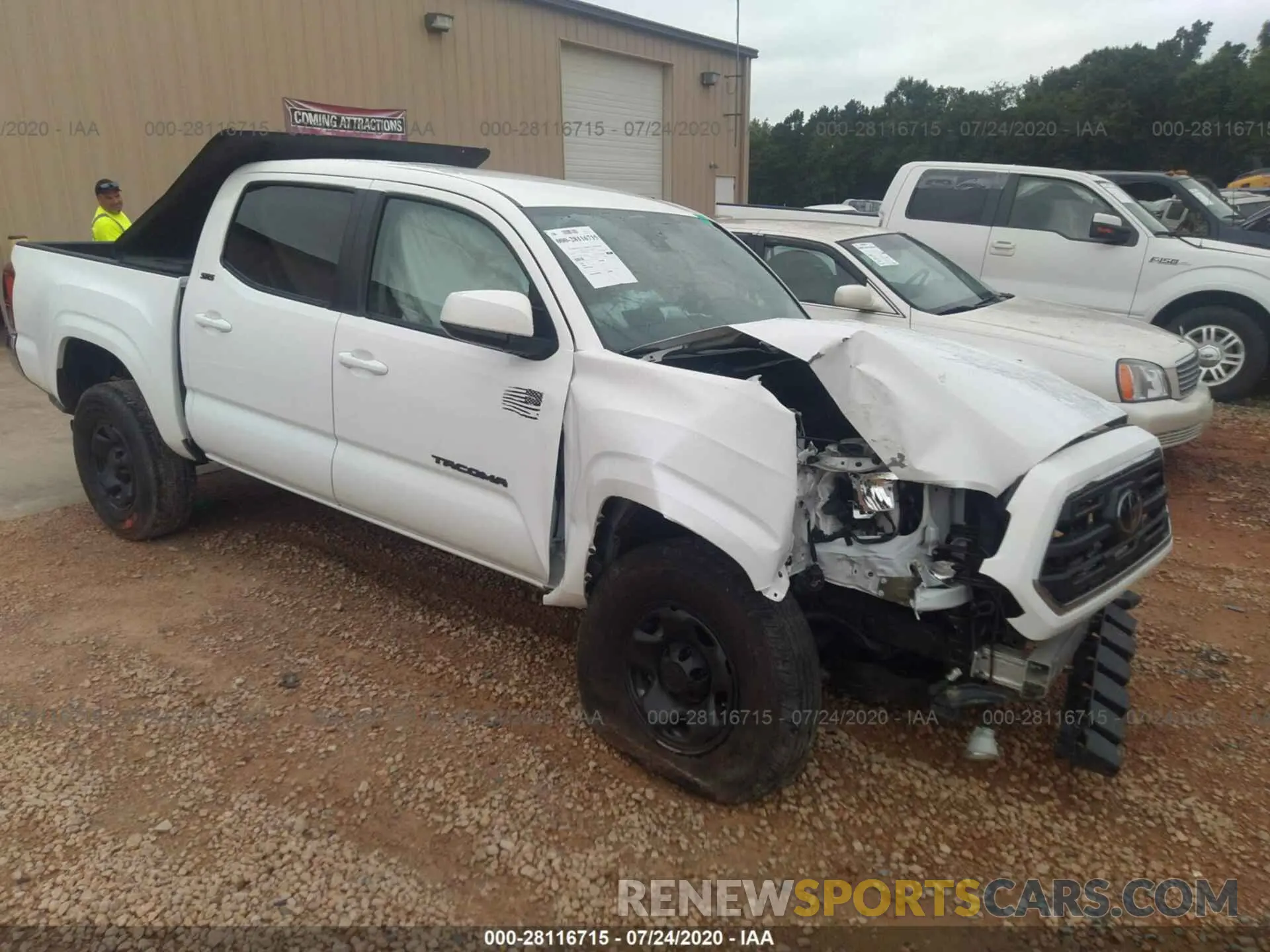 1 fotografías del automóvil dañado 5TFAX5GN1KX133875 TOYOTA TACOMA 2WD 2019