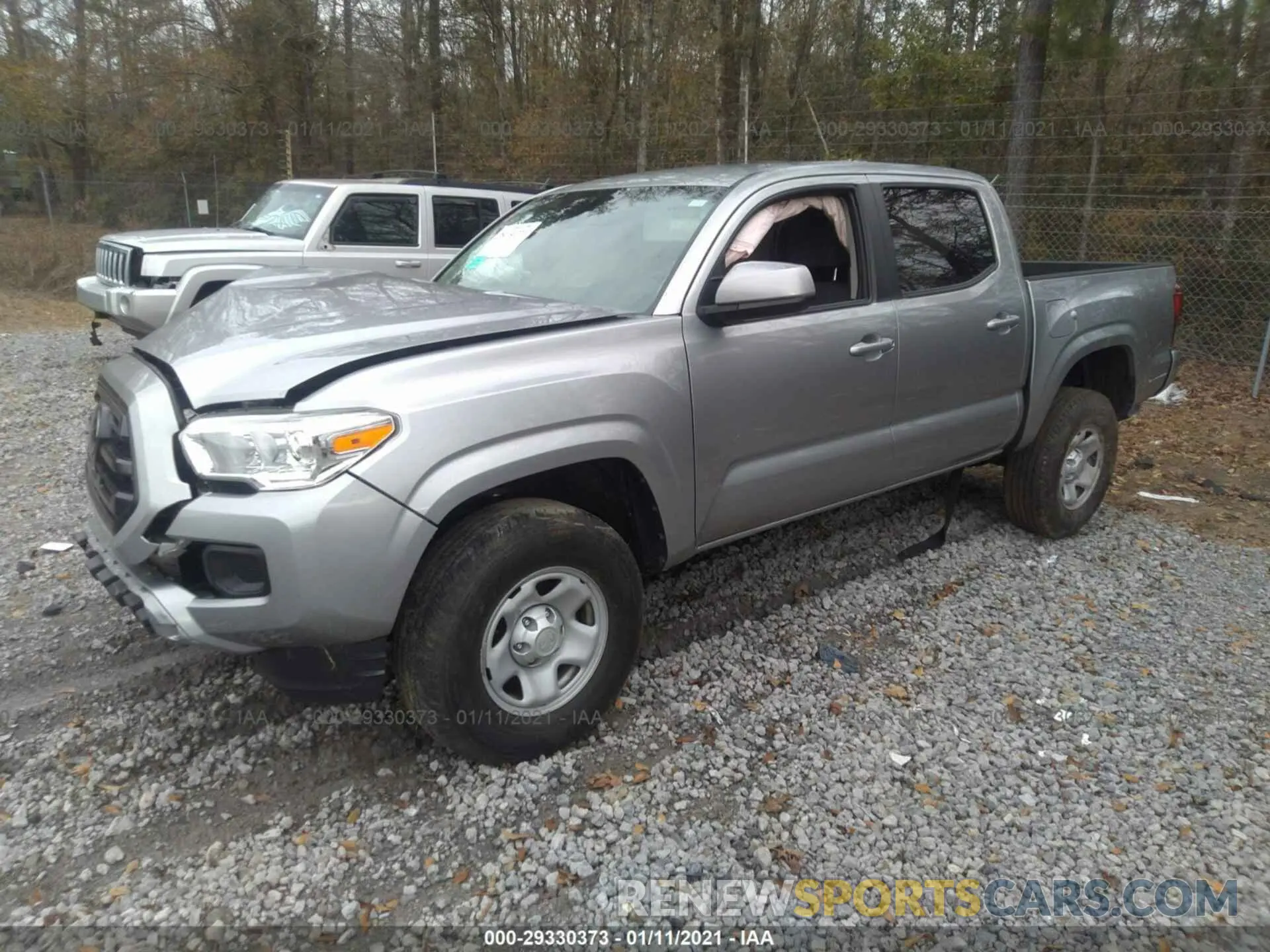 2 fotografías del automóvil dañado 5TFAX5GN7KX153578 TOYOTA TACOMA 2WD 2019