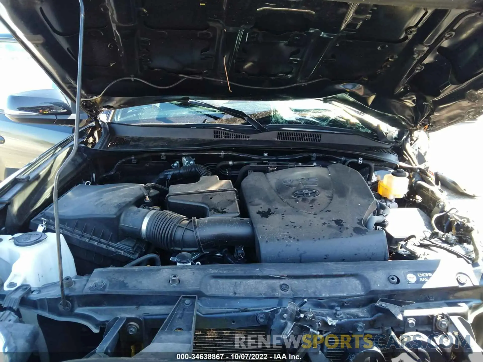 10 fotografías del automóvil dañado 5TFAZ5CN0KX080988 TOYOTA TACOMA 2WD 2019