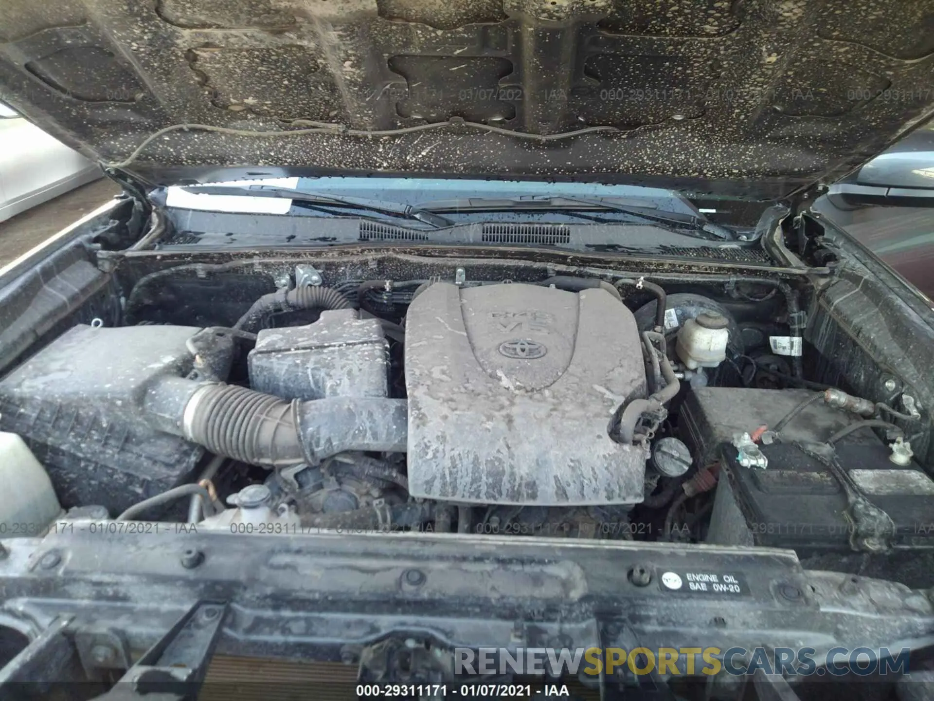 10 fotografías del automóvil dañado 5TFAZ5CN7KX074248 TOYOTA TACOMA 2WD 2019