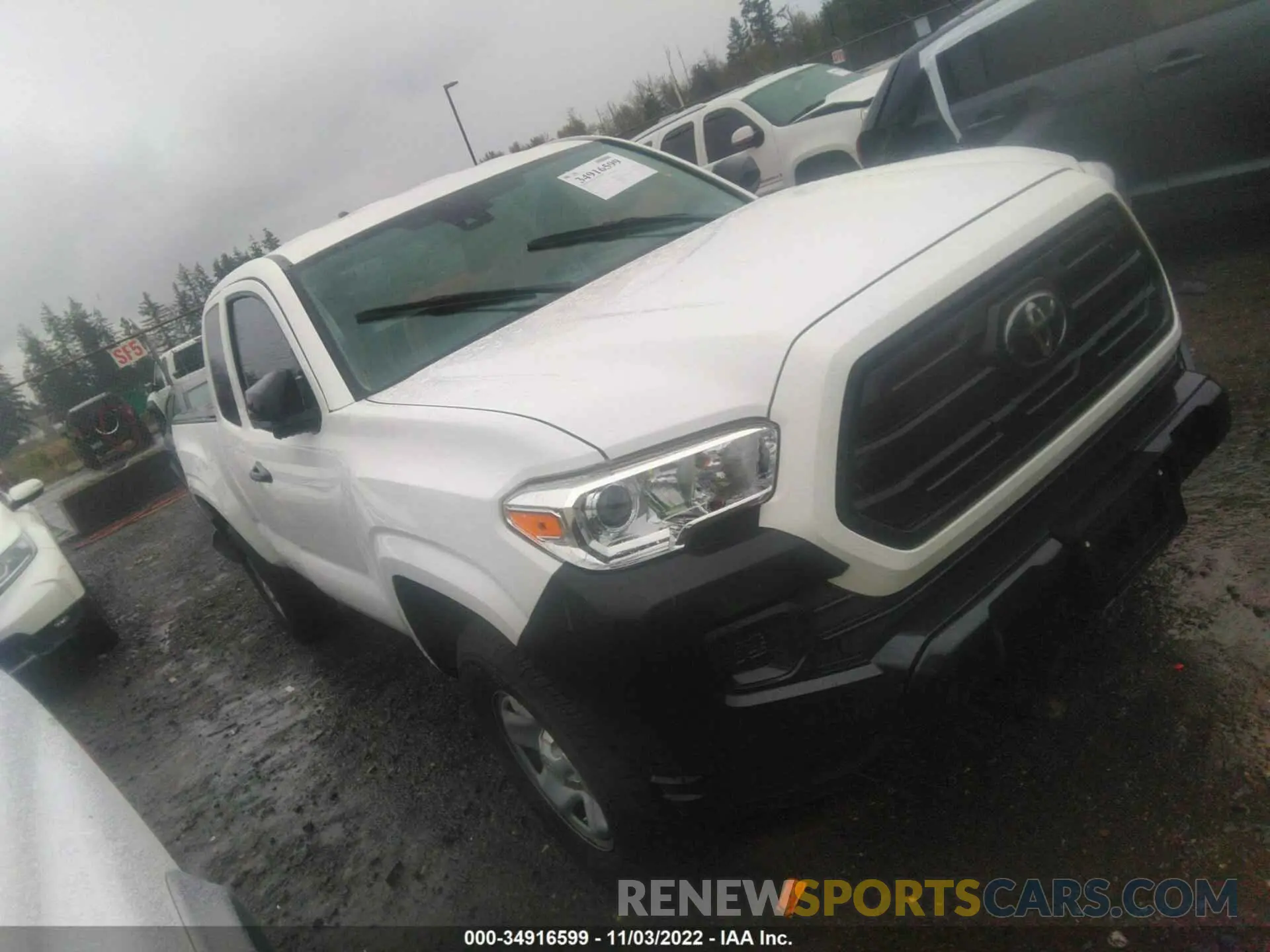 1 fotografías del automóvil dañado 5TFRX5GN7KX133656 TOYOTA TACOMA 2WD 2019