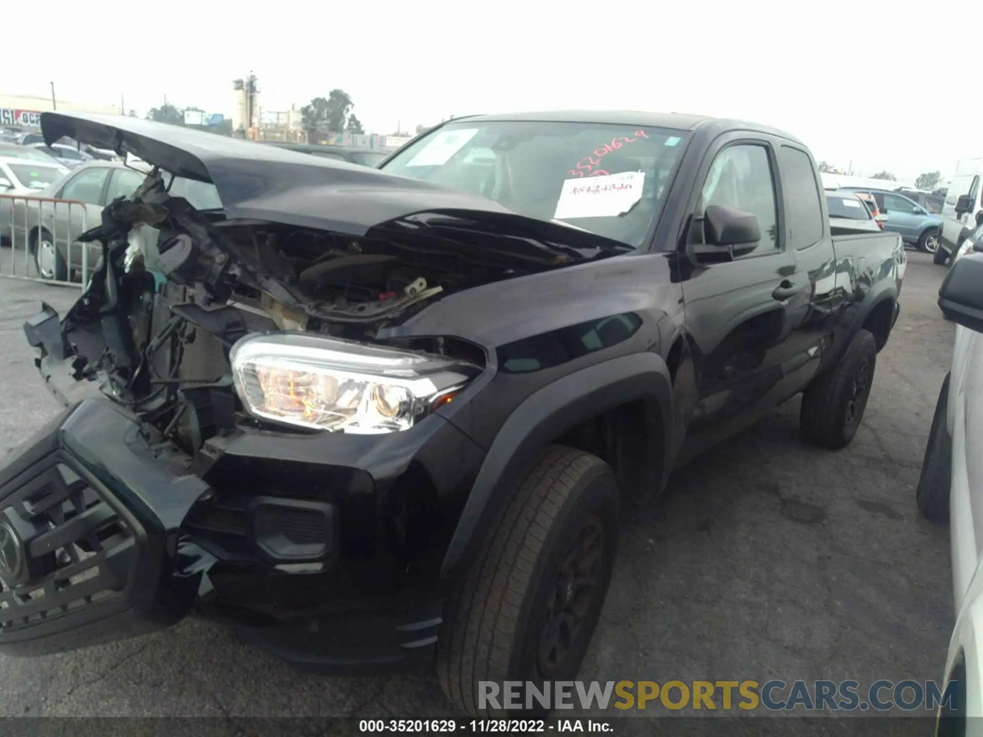 2 fotografías del automóvil dañado 5TFRX5GNXKX163203 TOYOTA TACOMA 2WD 2019