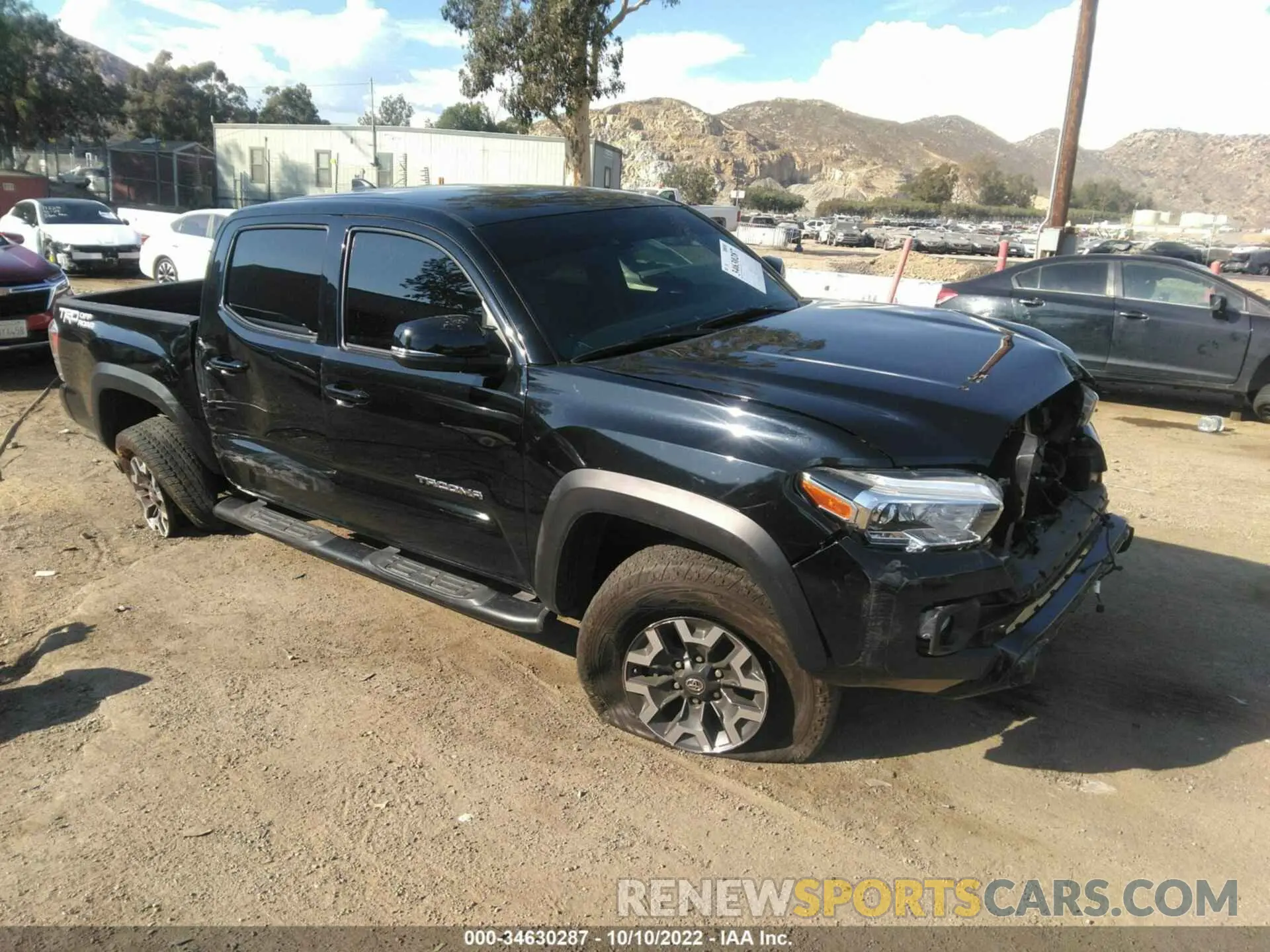 1 fotografías del automóvil dañado 3TMAZ5CN0LM121708 TOYOTA TACOMA 2WD 2020