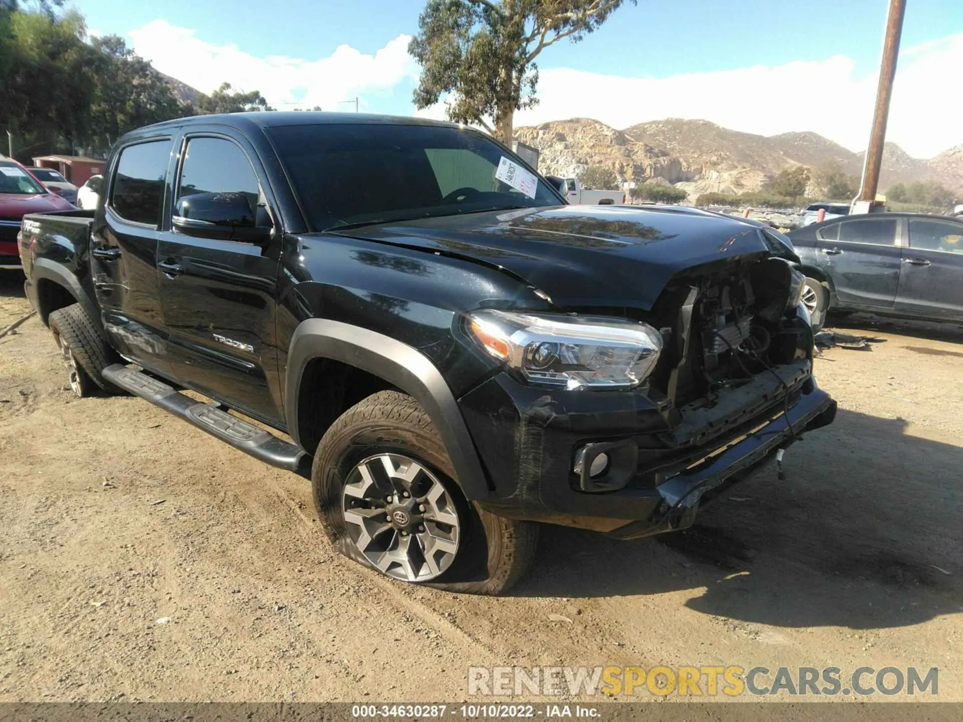 6 fotografías del automóvil dañado 3TMAZ5CN0LM121708 TOYOTA TACOMA 2WD 2020