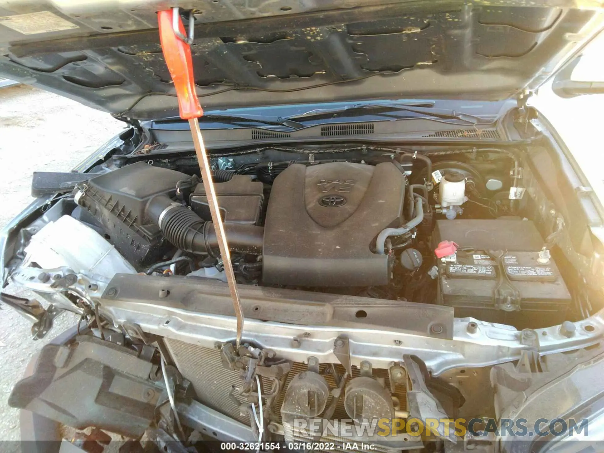 10 fotografías del automóvil dañado 3TMAZ5CN0LM123135 TOYOTA TACOMA 2WD 2020