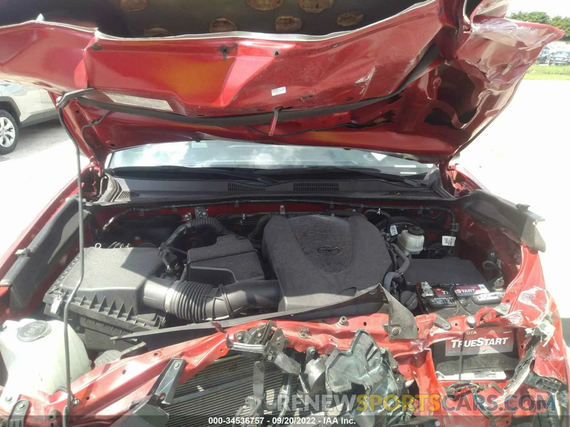 10 fotografías del automóvil dañado 3TMAZ5CN2LM130264 TOYOTA TACOMA 2WD 2020