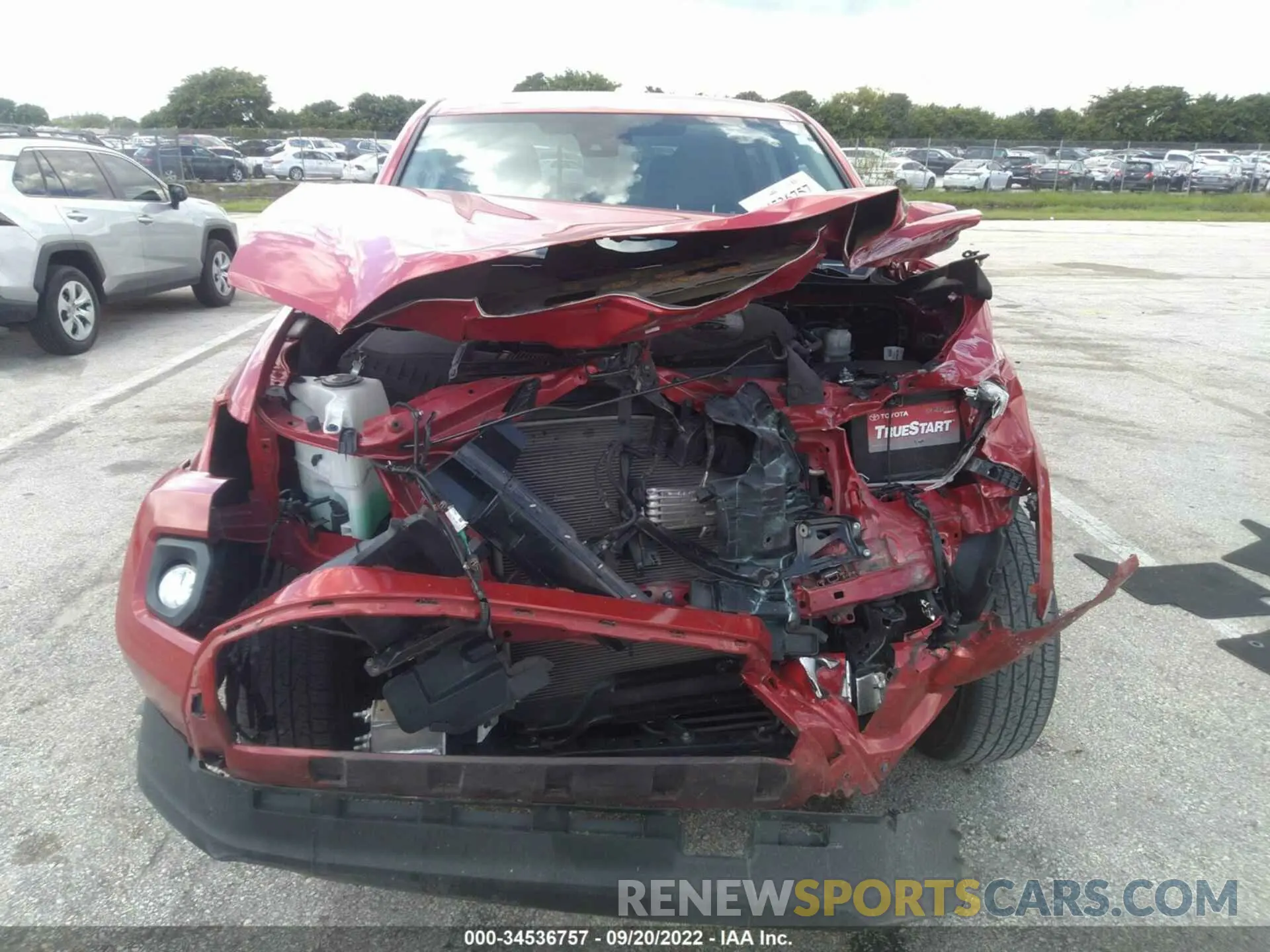 6 fotografías del automóvil dañado 3TMAZ5CN2LM130264 TOYOTA TACOMA 2WD 2020