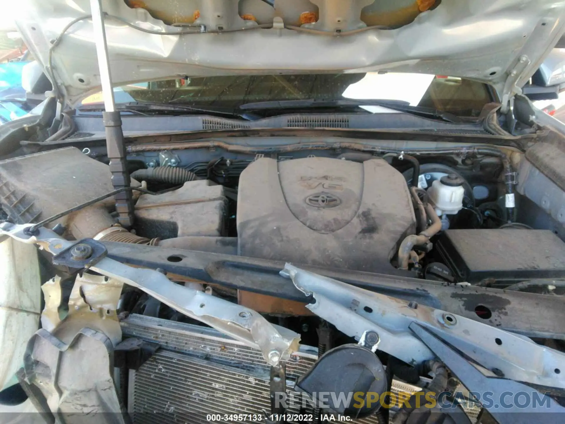 10 fotografías del automóvil dañado 3TMAZ5CN3LM128359 TOYOTA TACOMA 2WD 2020