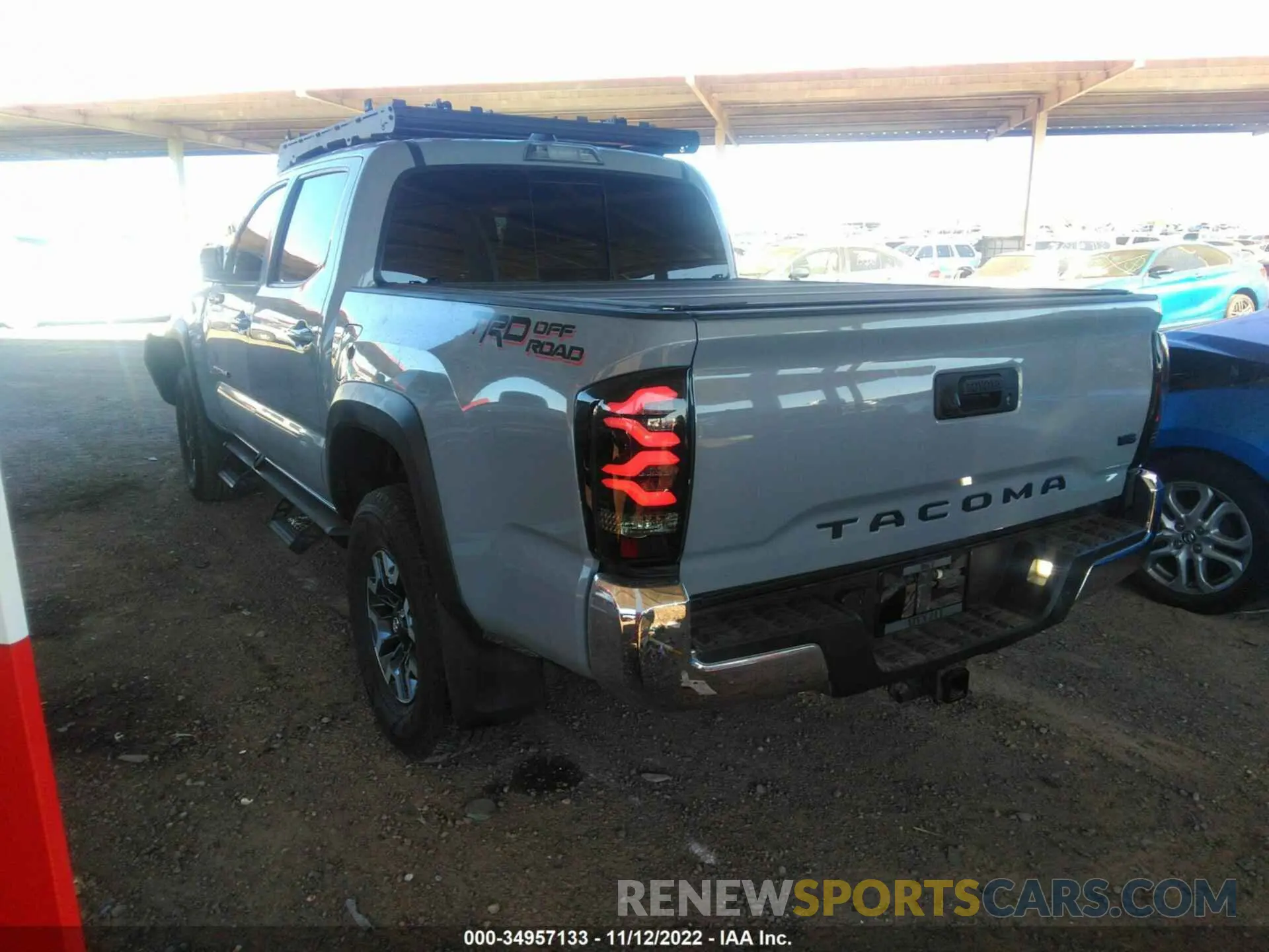 3 fotografías del automóvil dañado 3TMAZ5CN3LM128359 TOYOTA TACOMA 2WD 2020