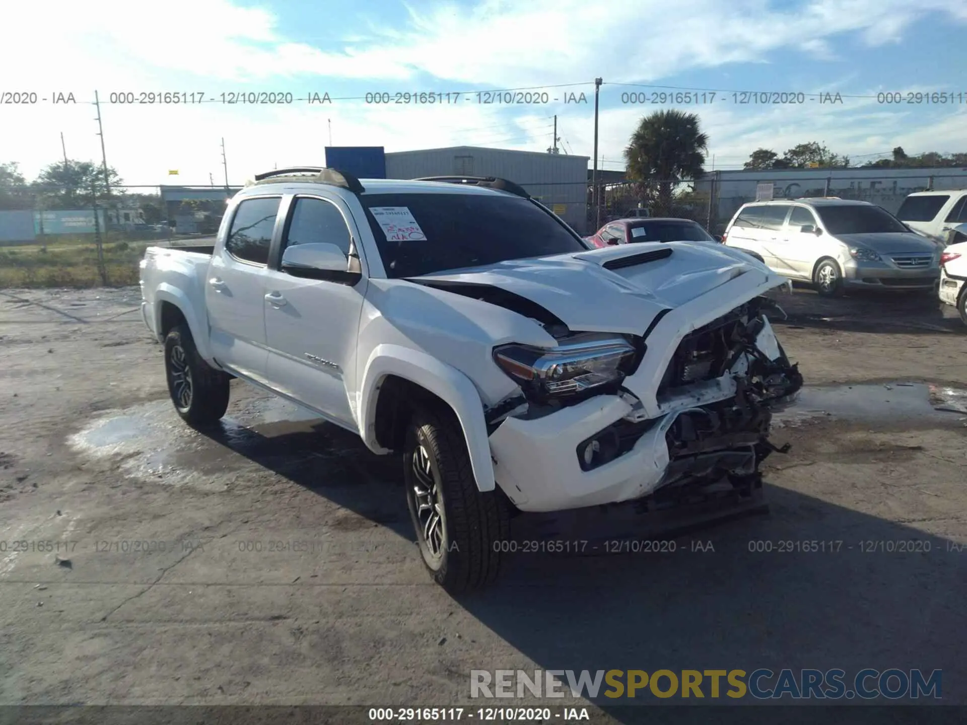 1 fotografías del automóvil dañado 3TMAZ5CN7LM124198 TOYOTA TACOMA 2WD 2020