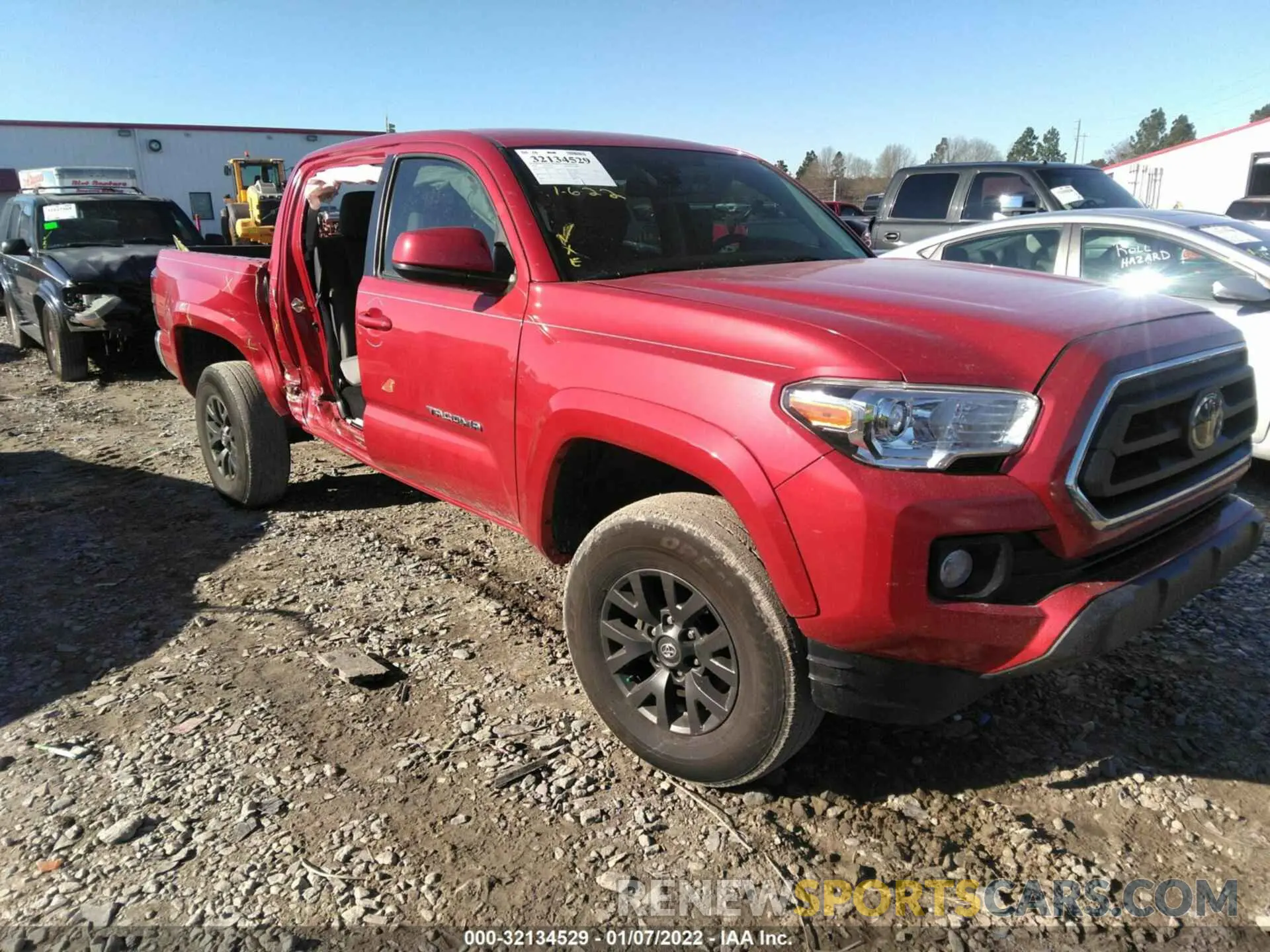 1 fotografías del automóvil dañado 3TMAZ5CN7LM126517 TOYOTA TACOMA 2WD 2020