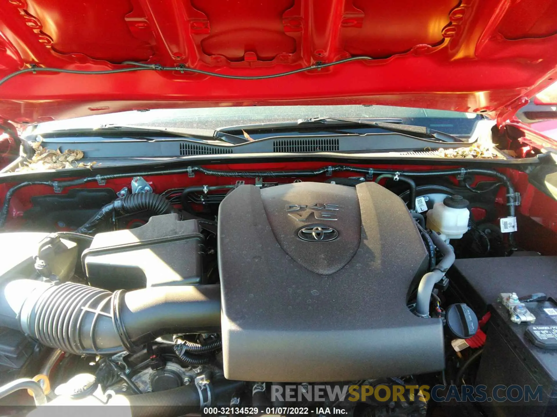 10 fotografías del automóvil dañado 3TMAZ5CN7LM126517 TOYOTA TACOMA 2WD 2020