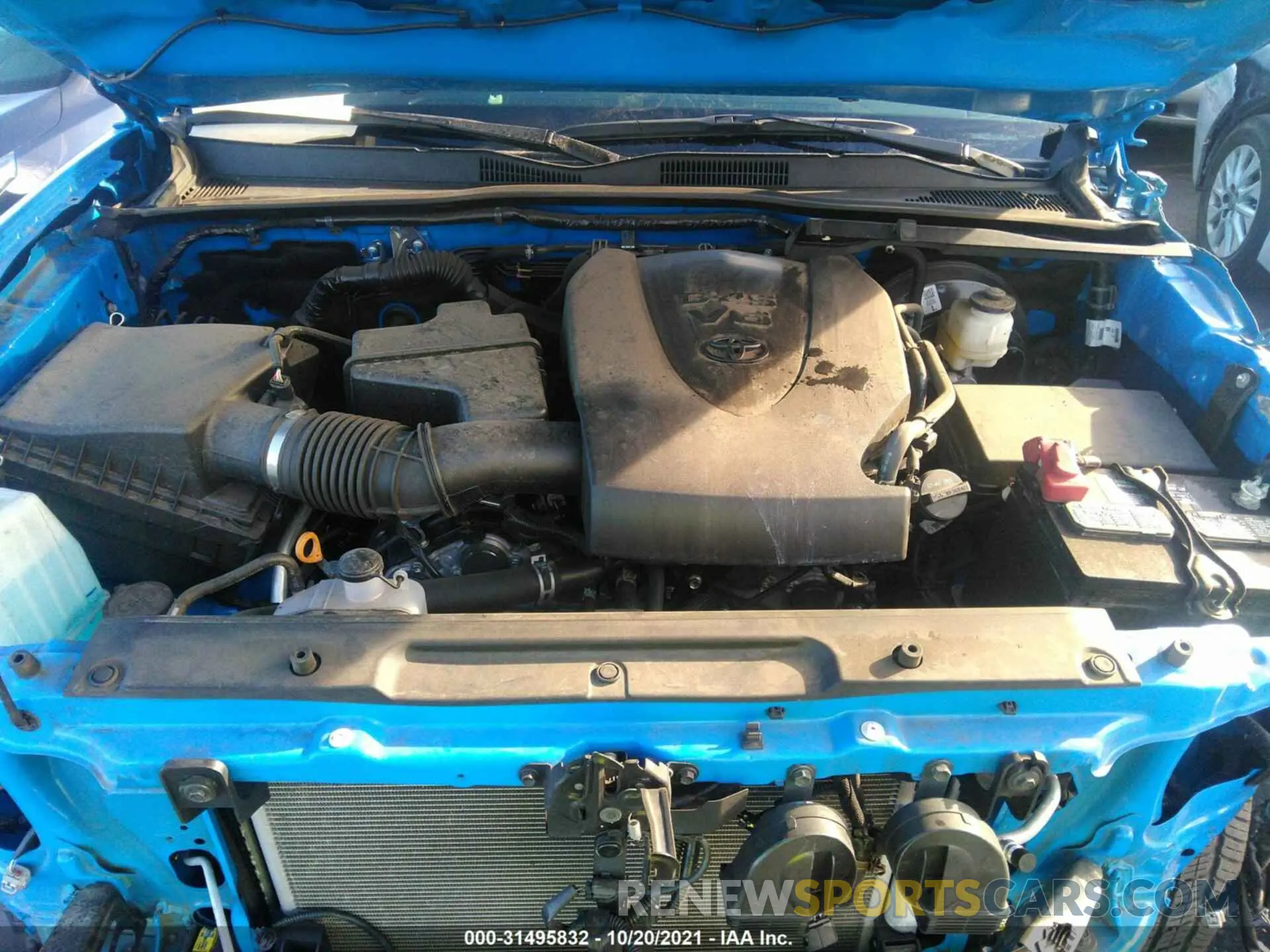10 fotografías del automóvil dañado 3TMAZ5CN7LM136609 TOYOTA TACOMA 2WD 2020