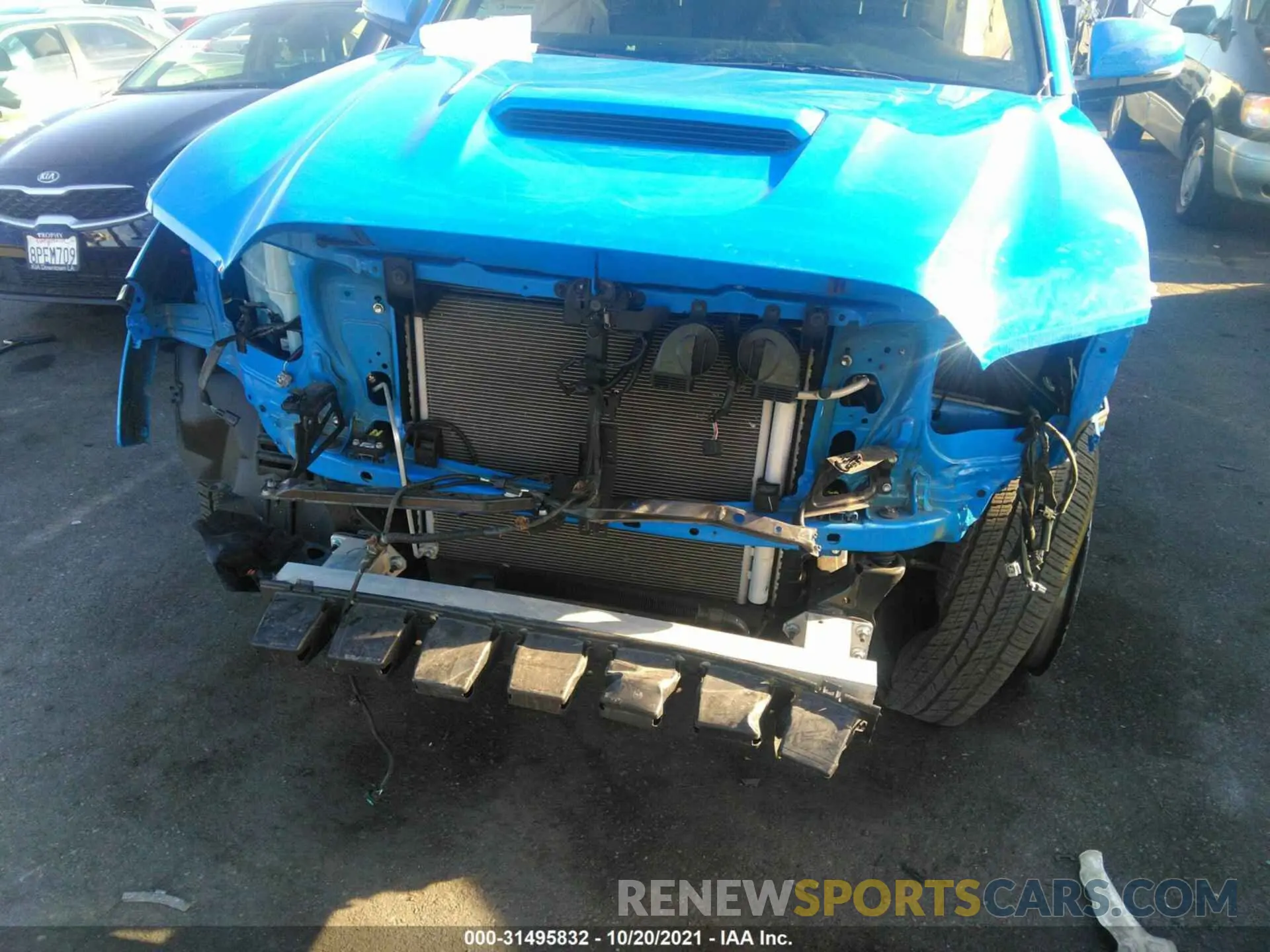 6 fotografías del automóvil dañado 3TMAZ5CN7LM136609 TOYOTA TACOMA 2WD 2020