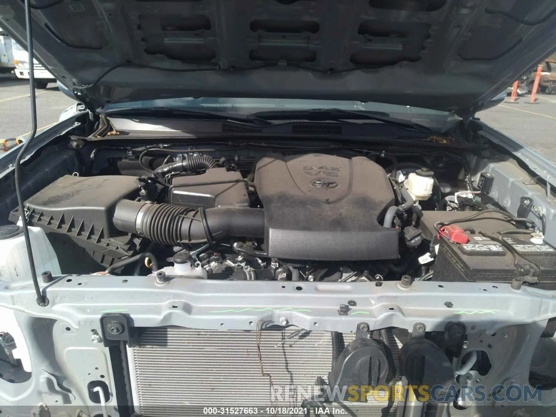 10 fotografías del automóvil dañado 3TMAZ5CN7LM137128 TOYOTA TACOMA 2WD 2020